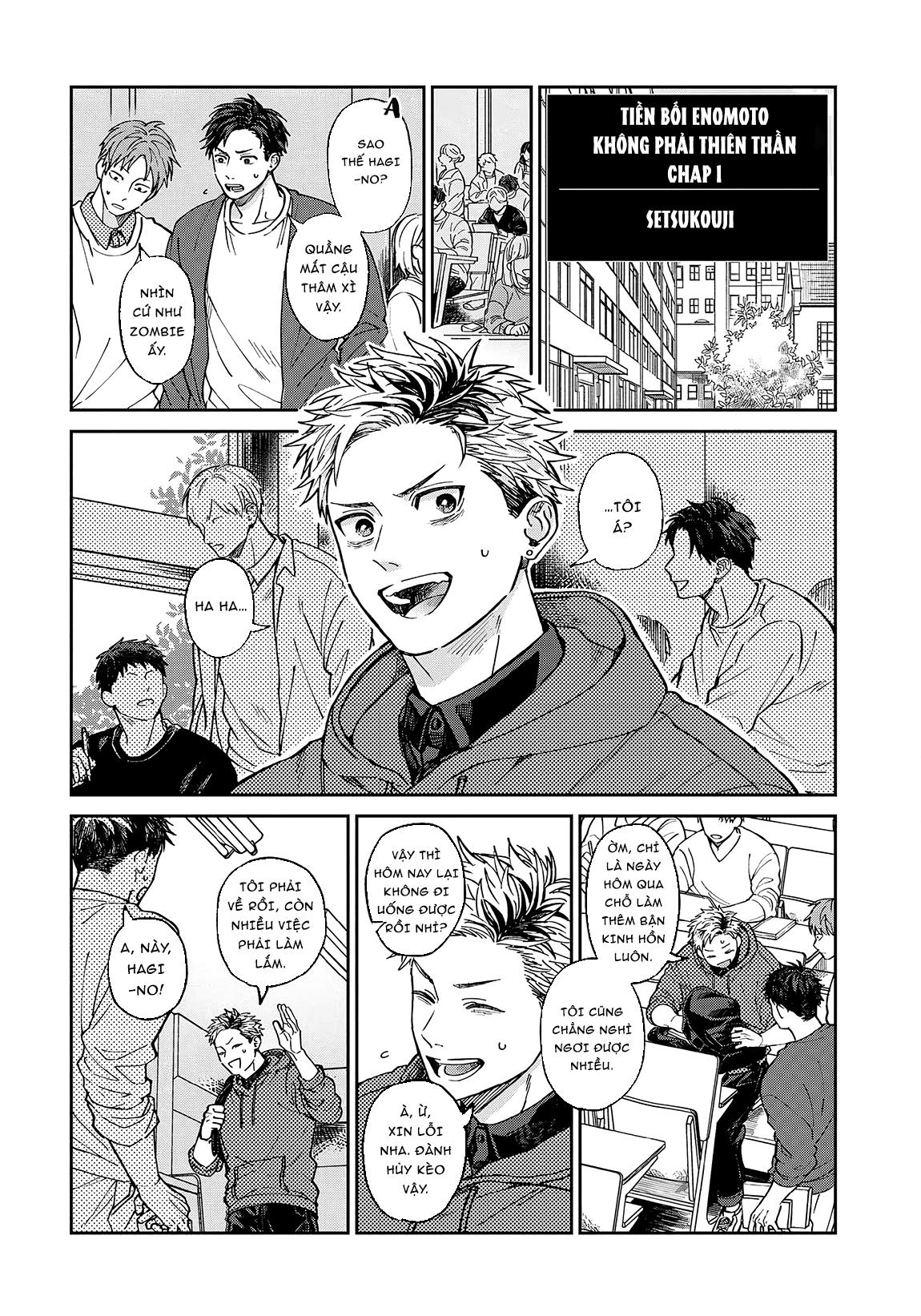 Tiền Bối Enomoto Không Phải Thiên Thần Chapter 1 - Trang 2