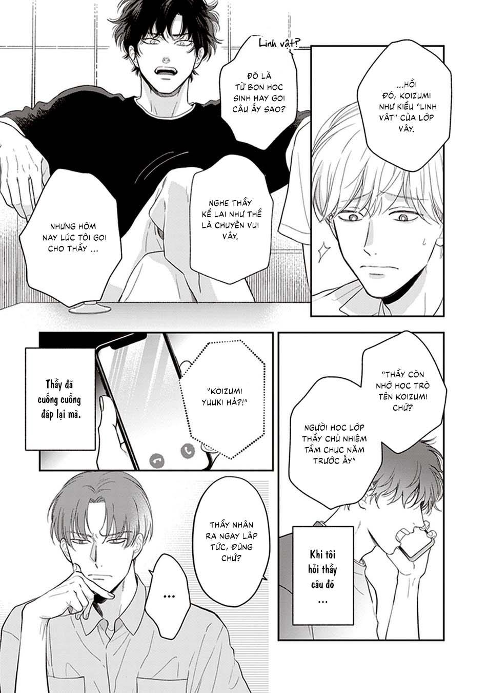 Koizumi-sensei không muốn bị phát hiện Chapter 6 - Trang 2