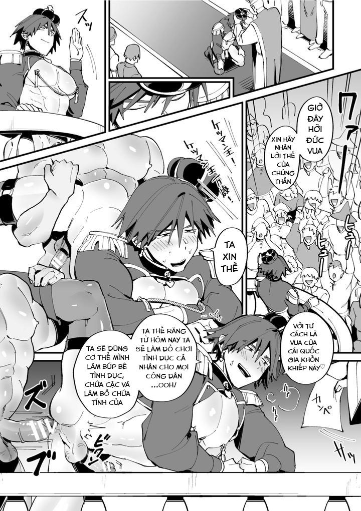 Lễ đăng quang của Vua Ketsu-Man Chapter 1 Oneshot - Trang 2