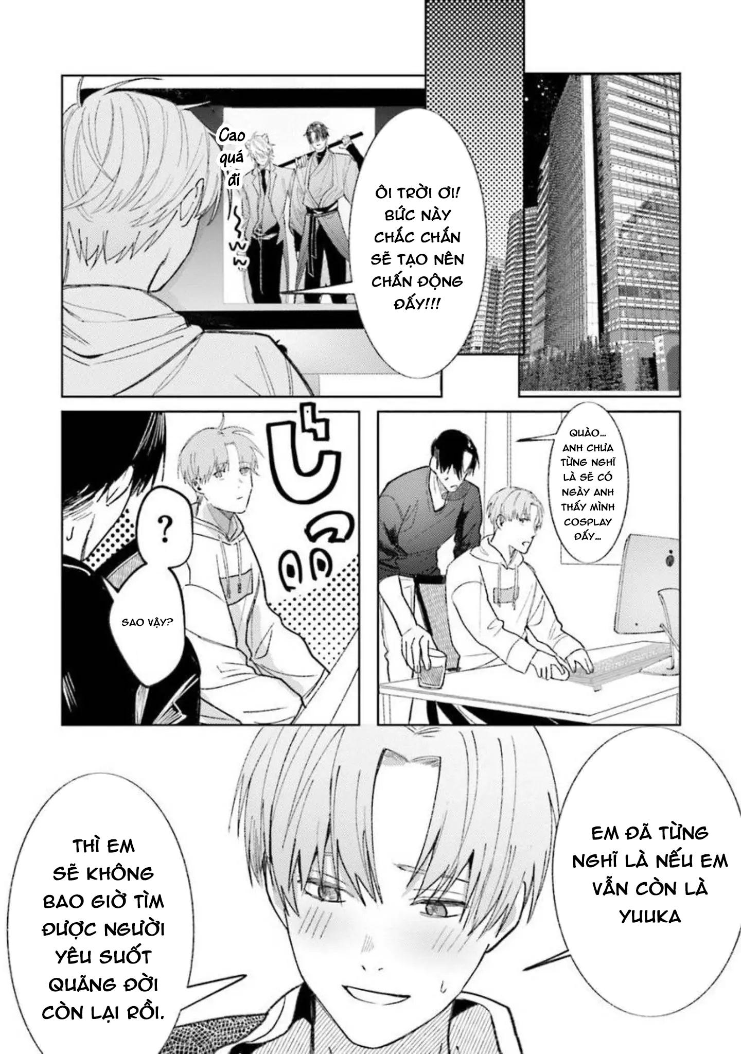 Nếu bị sếp phát hiện ra việc cosplay nữ thì tôi chết chắc Chapter 5 - Trang 2