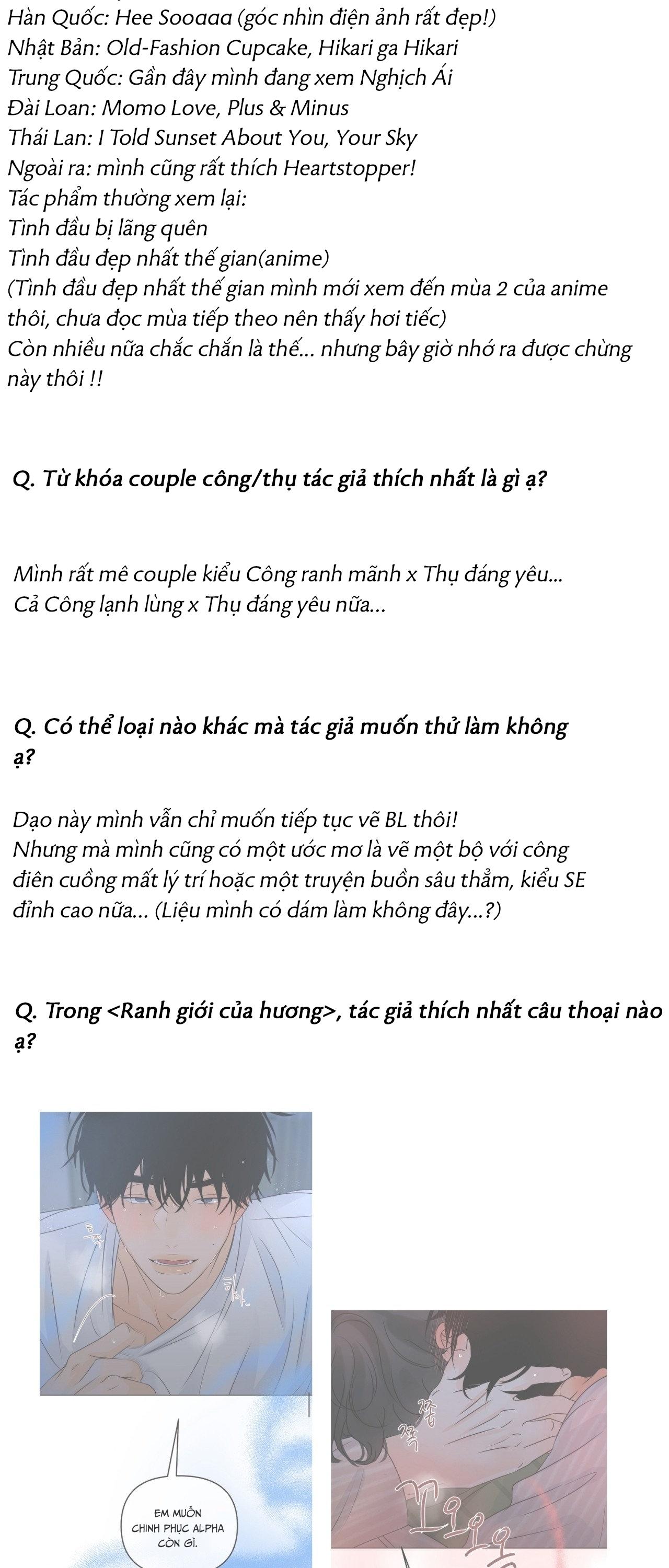 RANH GIỚI CỦA MÙI HƯƠNG Chapter 60.1 HẬU KÌ SS1 - Trang 2