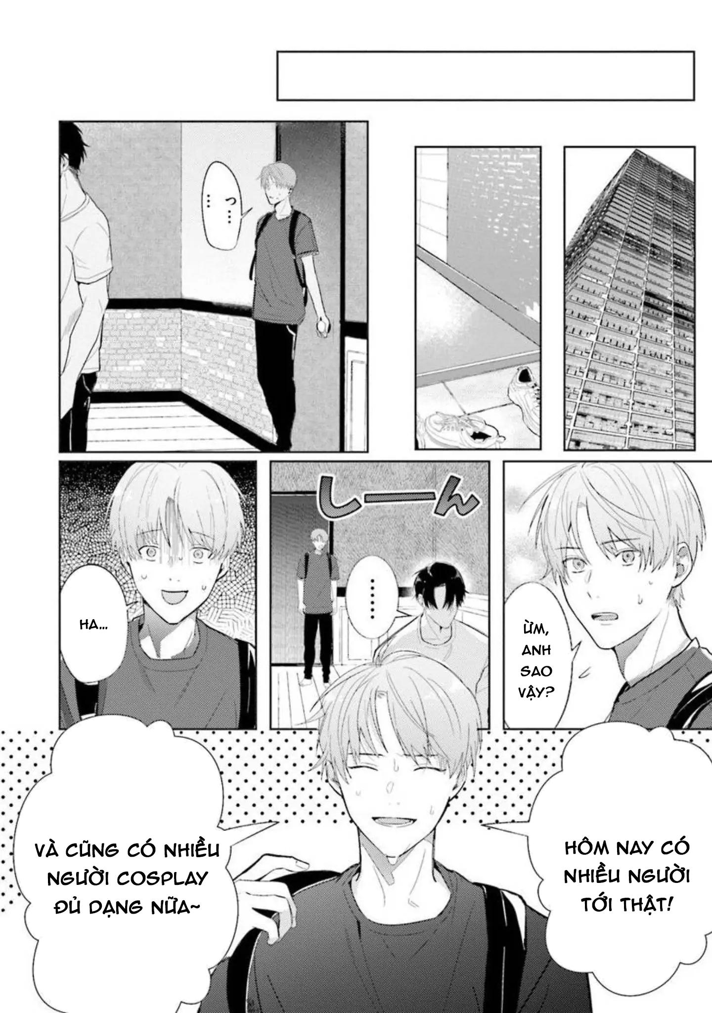 Nếu bị sếp phát hiện ra việc cosplay nữ thì tôi chết chắc Chapter 4 - Trang 2