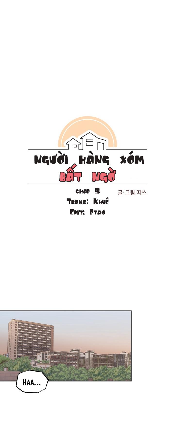 Người Hàng Xóm Bất Ngờ Chapter 5 - Trang 2