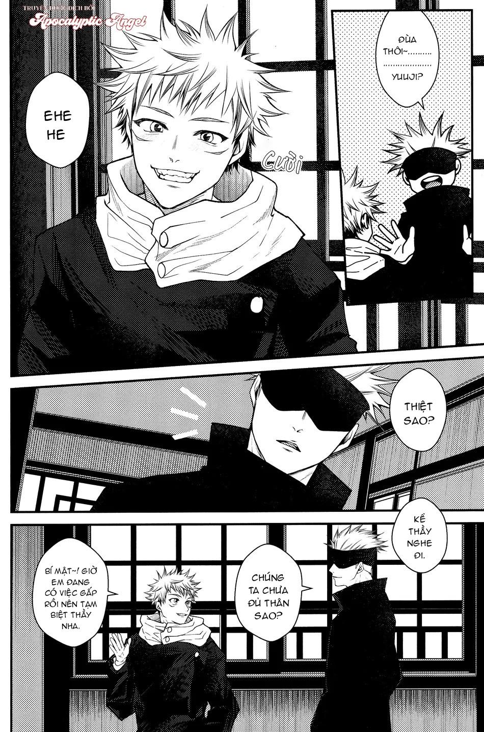 ONESHOT VÀ DOU THEO ĐỀ CỬ Chapter 16.6 GojoYuuji - Trang 2