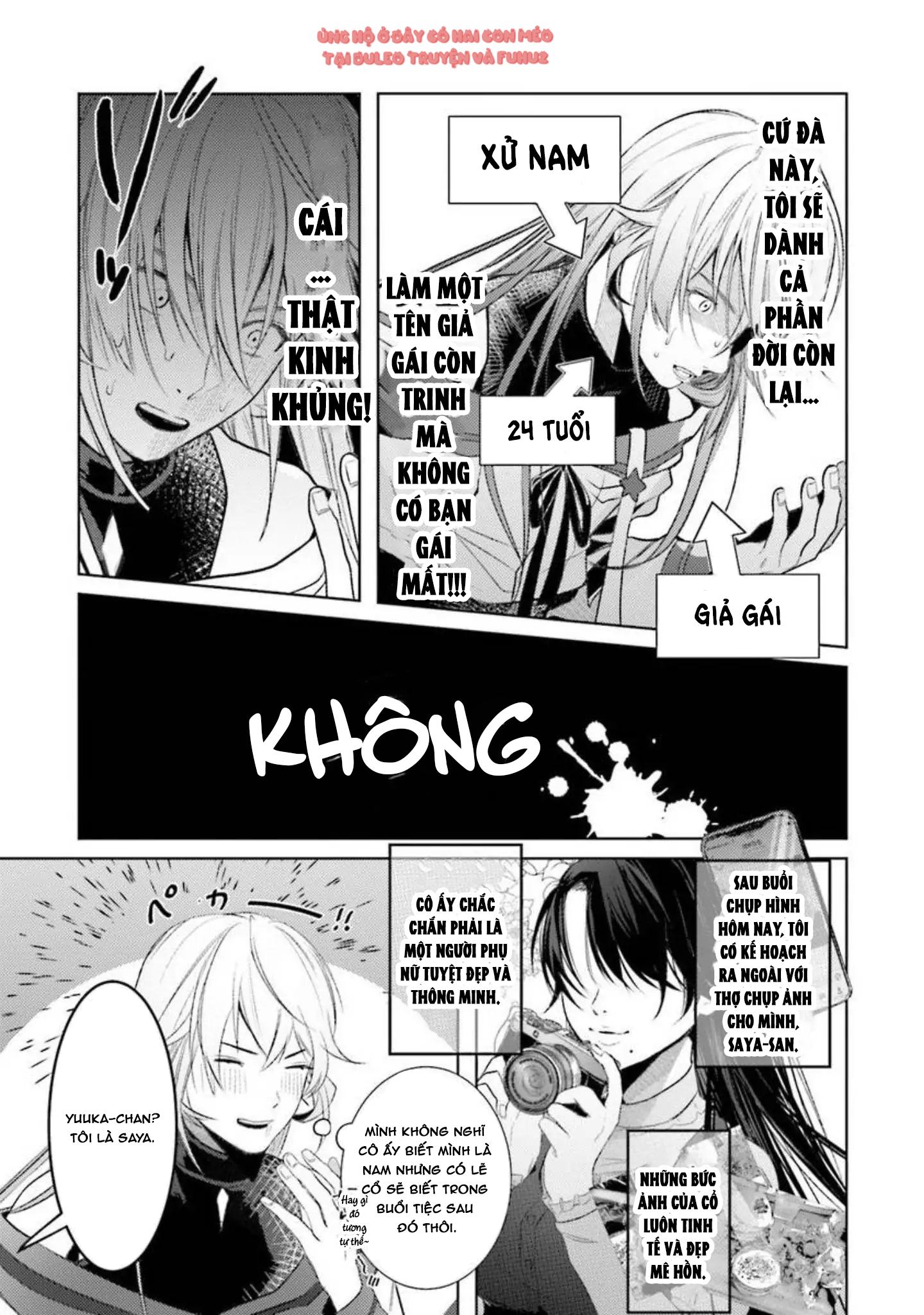 Nếu bị sếp phát hiện ra việc cosplay nữ thì tôi chết chắc Chapter 1 - Trang 3