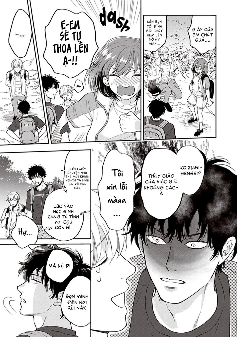 Koizumi-sensei không muốn bị phát hiện Chapter 3 - Trang 2