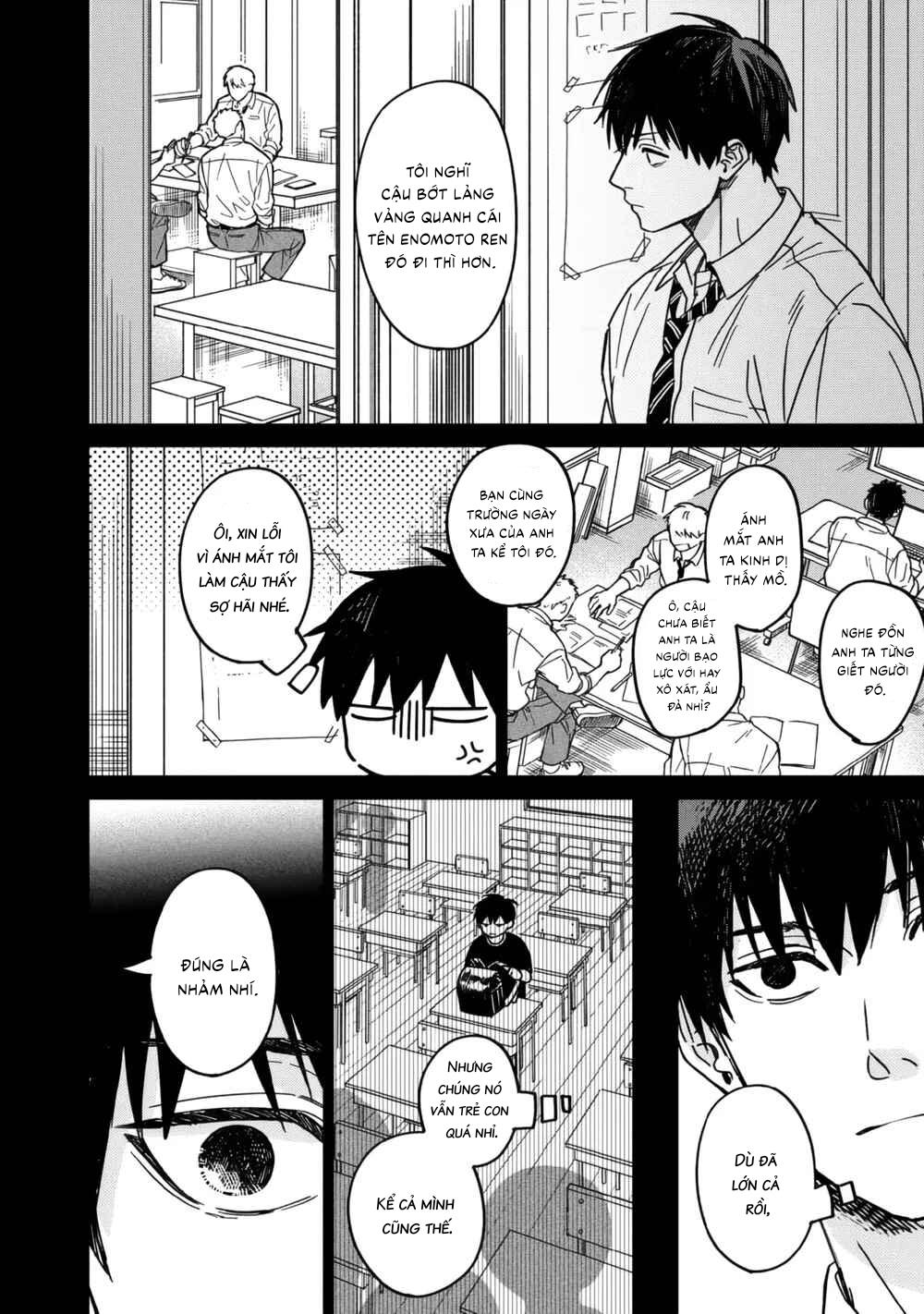 Tiền bối Enomoto không ngây thơ như thiên thần Chapter 4 - Trang 2