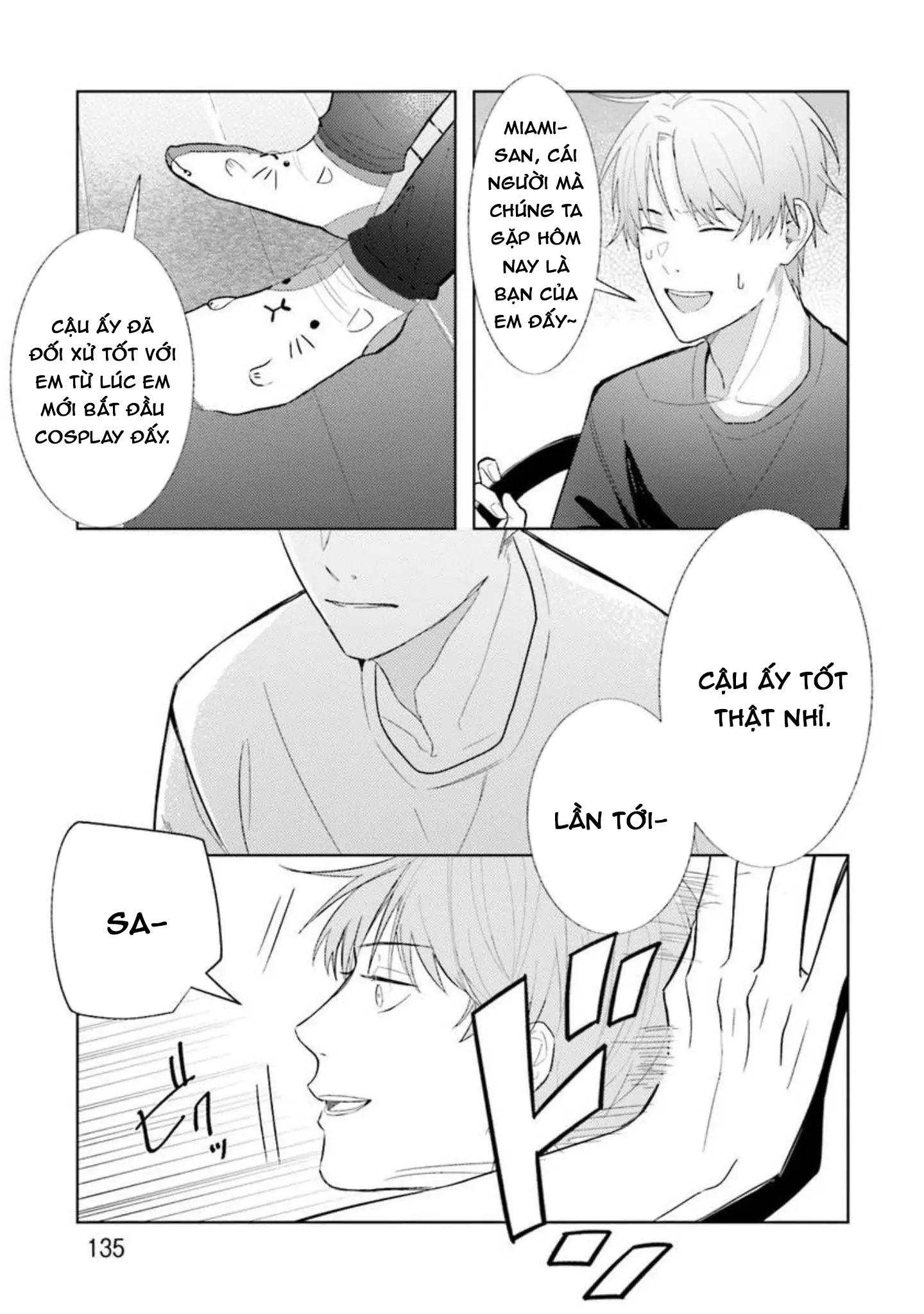 Nếu bị sếp phát hiện ra việc cosplay nữ thì tôi chết chắc Chapter 4 - Trang 2