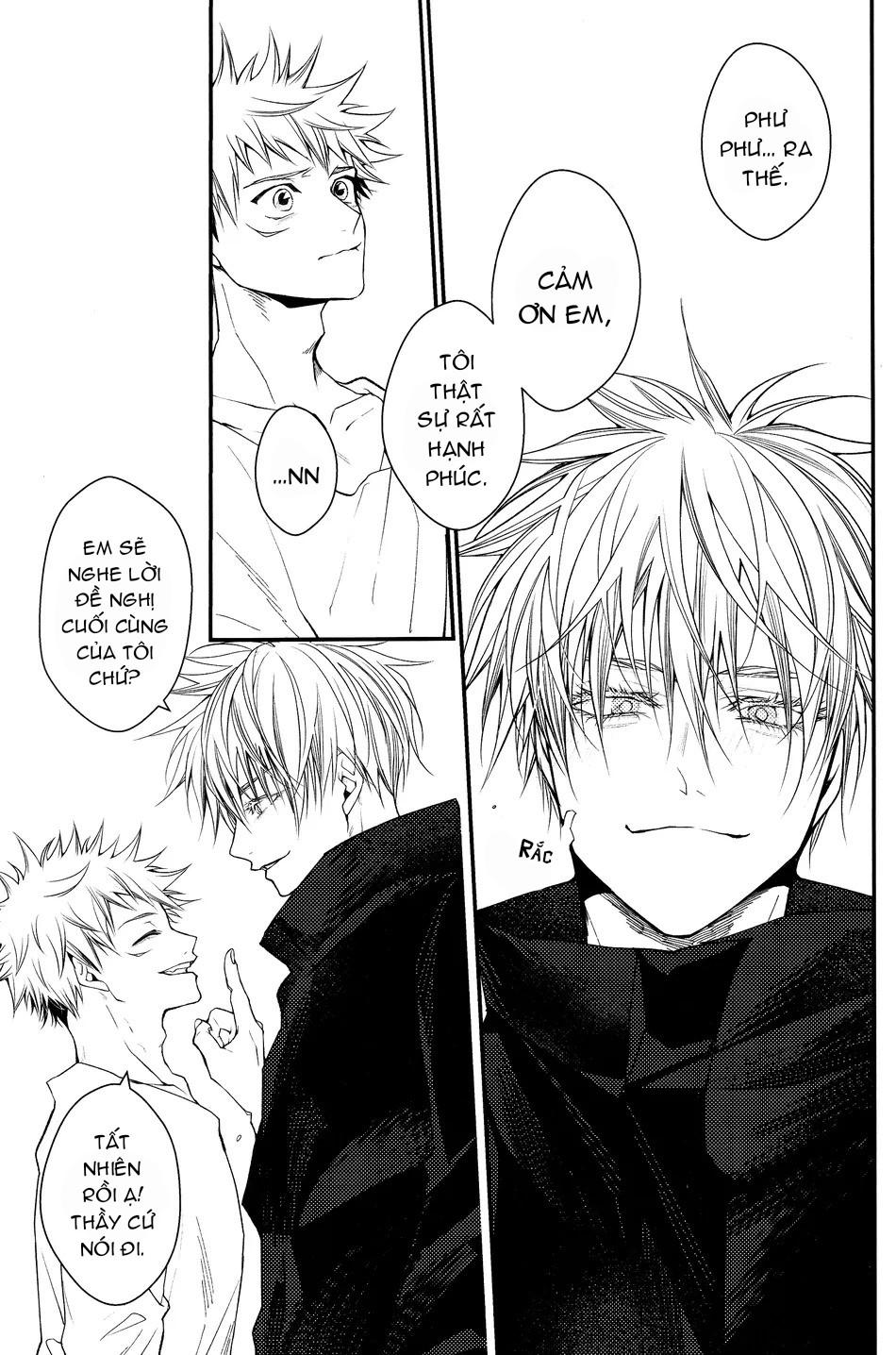 ONESHOT VÀ DOU THEO ĐỀ CỬ Chapter 16.6 GojoYuuji - Trang 2