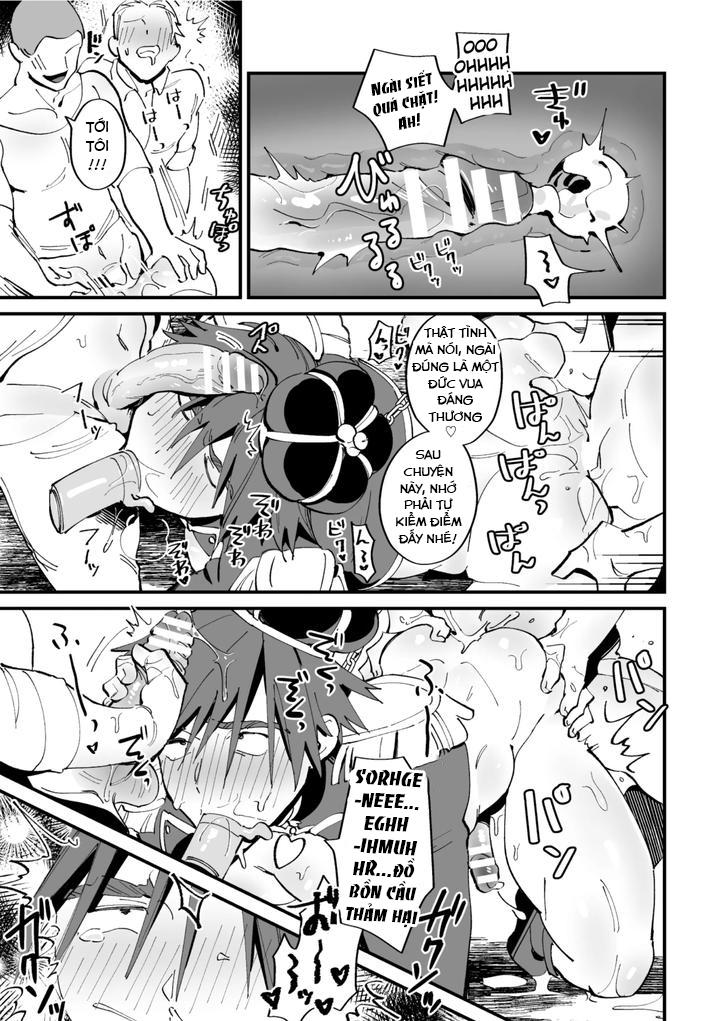 Lễ đăng quang của Vua Ketsu-Man Chapter 1 Oneshot - Trang 2