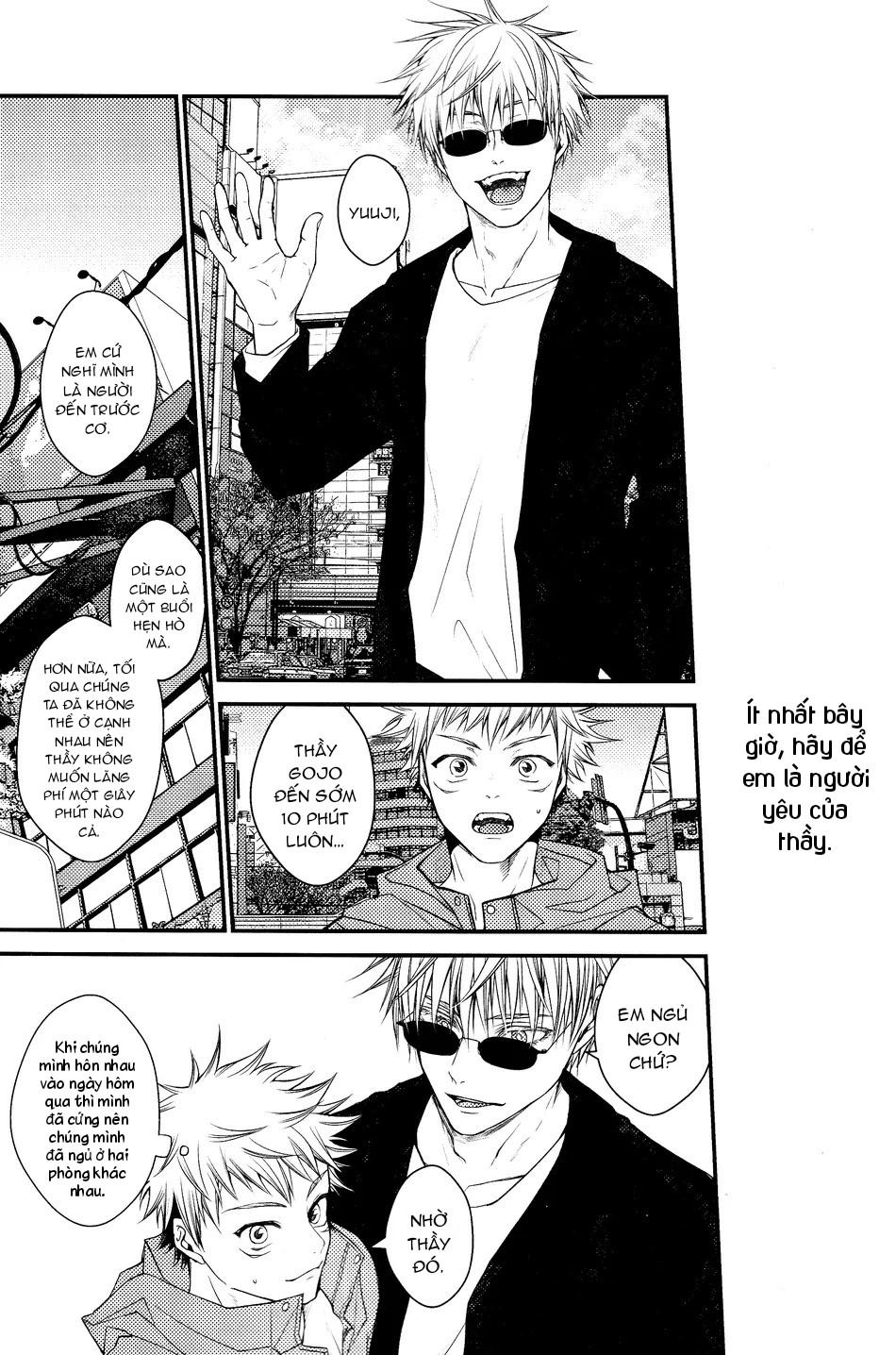 ONESHOT VÀ DOU THEO ĐỀ CỬ Chapter 16.6 GojoYuuji - Trang 2
