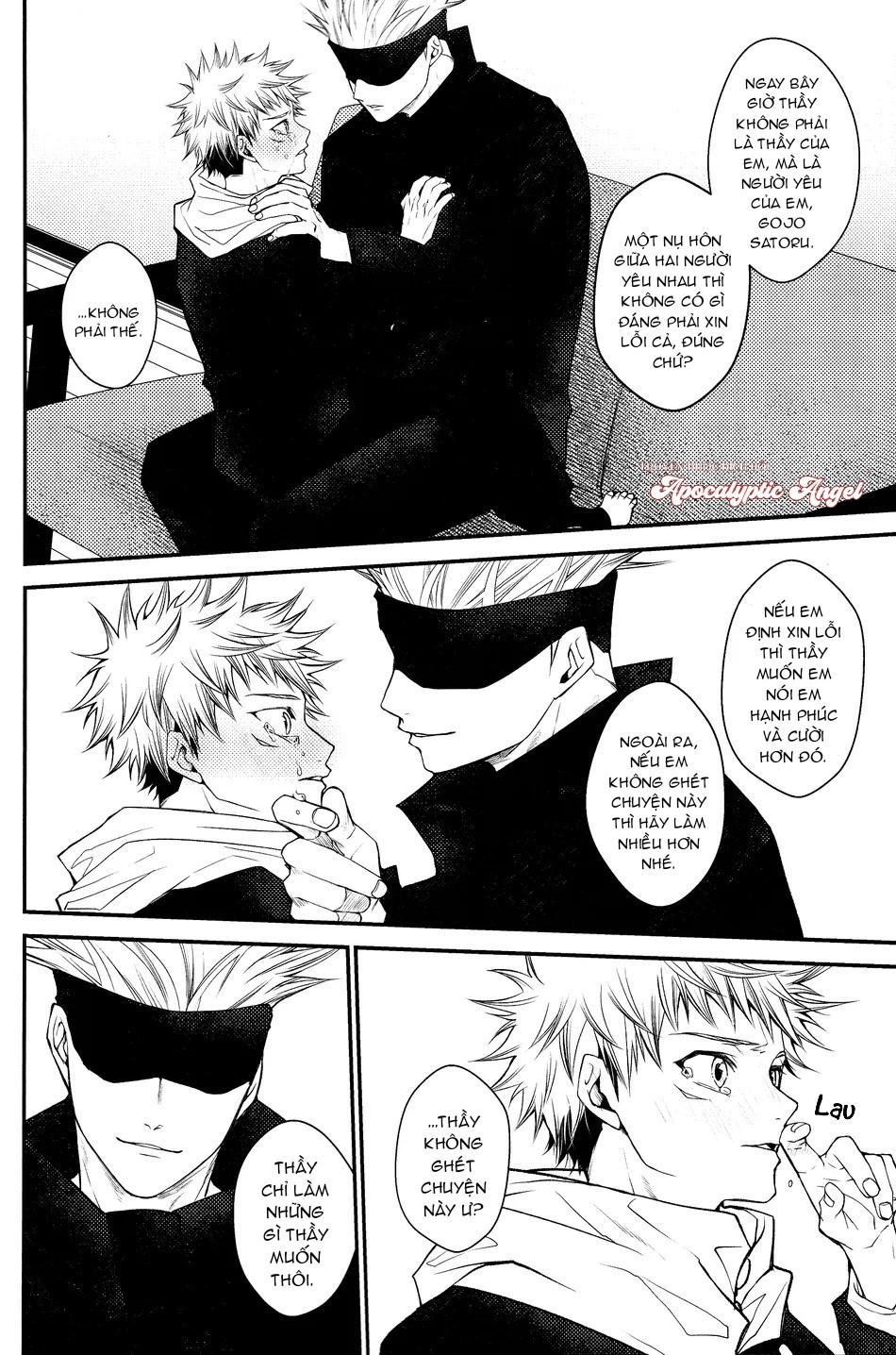 ONESHOT VÀ DOU THEO ĐỀ CỬ Chapter 16.6 GojoYuuji - Trang 2