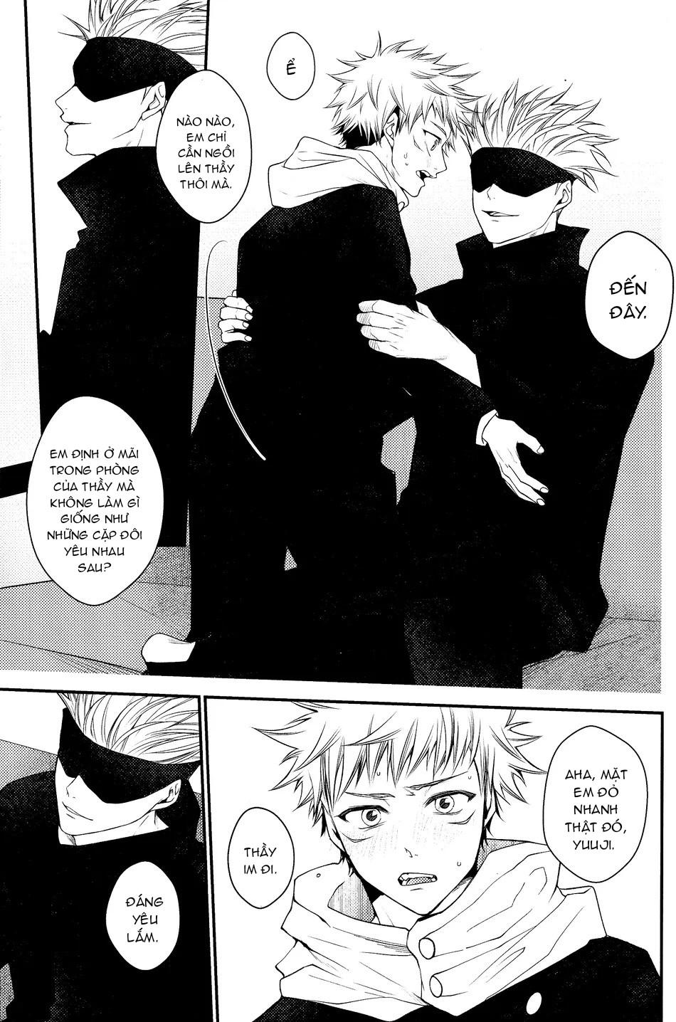 ONESHOT VÀ DOU THEO ĐỀ CỬ Chapter 16.6 GojoYuuji - Trang 2