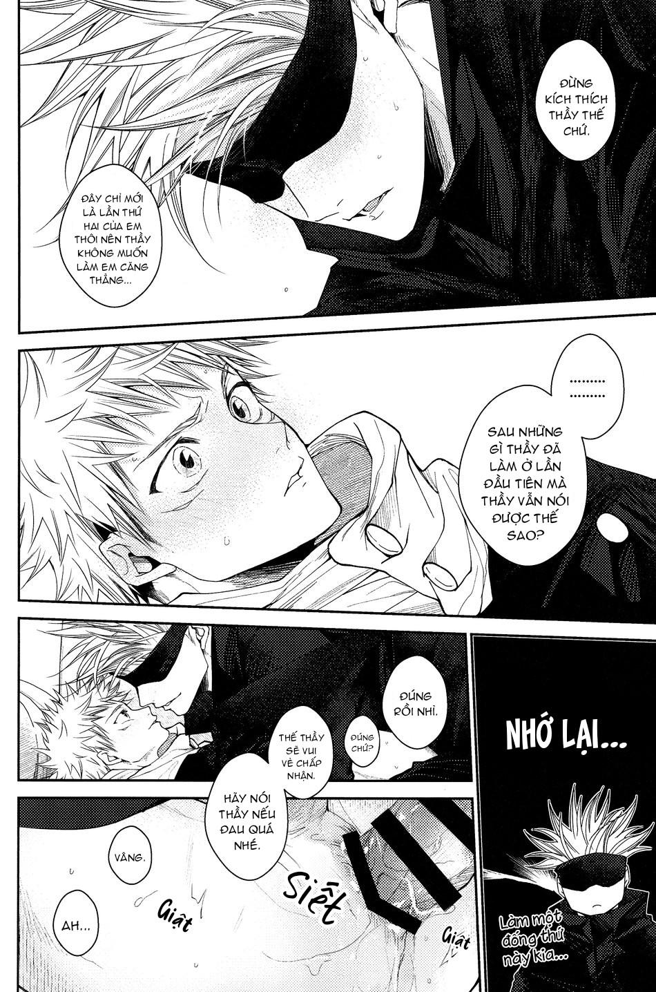 ONESHOT VÀ DOU THEO ĐỀ CỬ Chapter 16.5 GojoYuuji - Trang 2