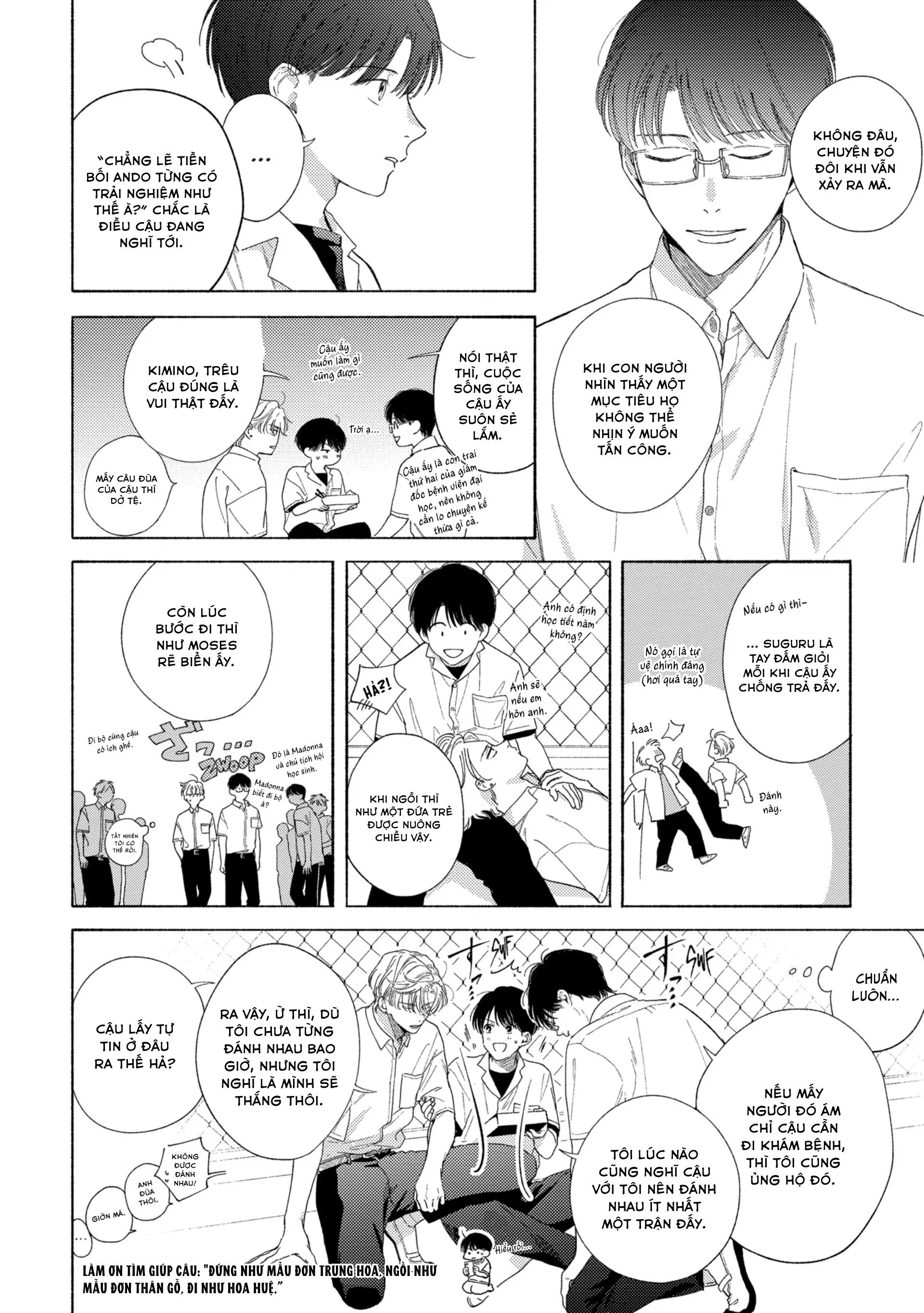 Thì Ra Mùa Xuân Hoa Nở Là Vì Em Chapter 6.5 End vol 1 - Trang 2