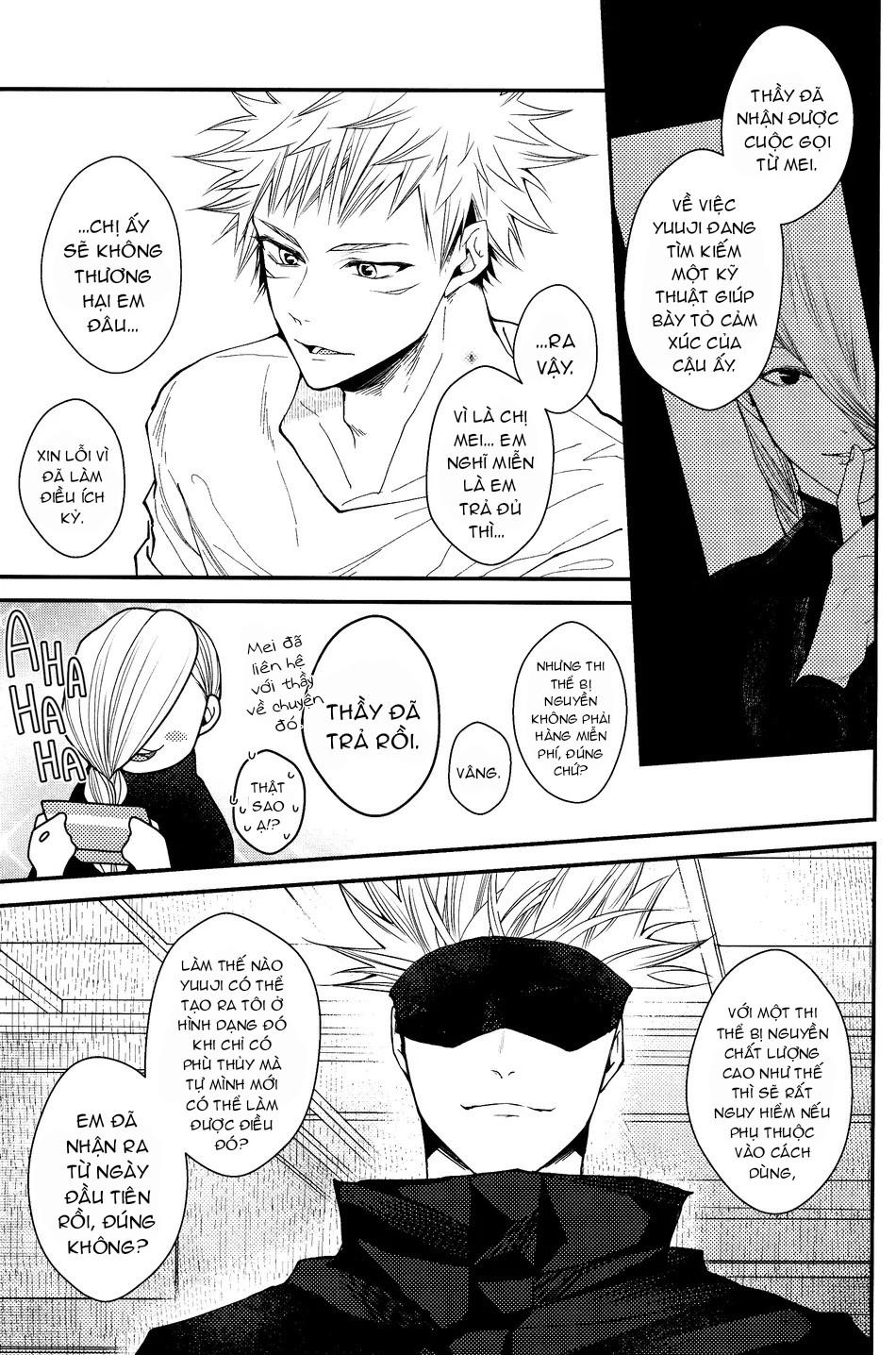 ONESHOT VÀ DOU THEO ĐỀ CỬ Chapter 16.6 GojoYuuji - Trang 2