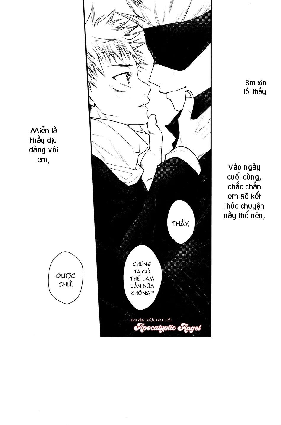 ONESHOT VÀ DOU THEO ĐỀ CỬ Chapter 16.6 GojoYuuji - Trang 2