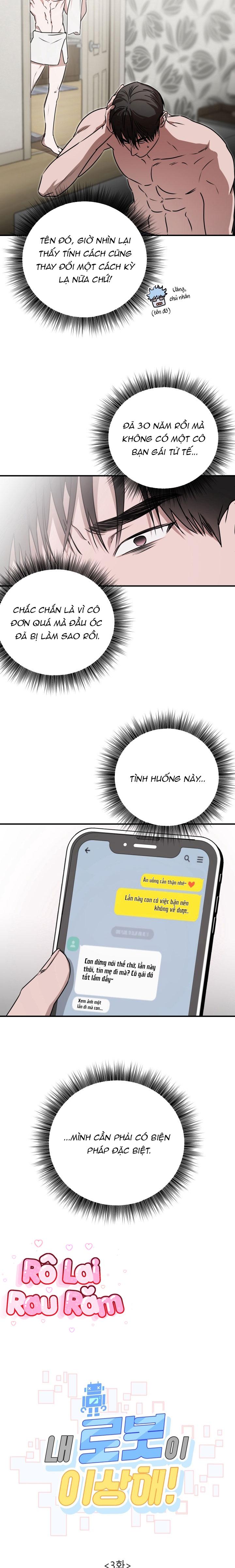 (RL) Robot của tôi lạ lắm Chapter 3 - Trang 2