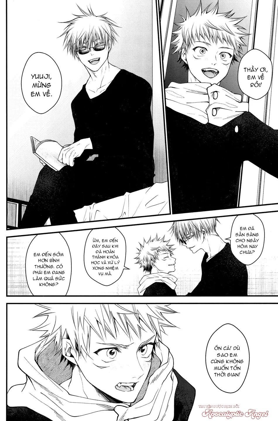 ONESHOT VÀ DOU THEO ĐỀ CỬ Chapter 16.6 GojoYuuji - Trang 2