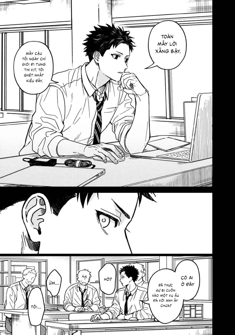 Tiền bối Enomoto không ngây thơ như thiên thần Chapter 4 - Trang 2