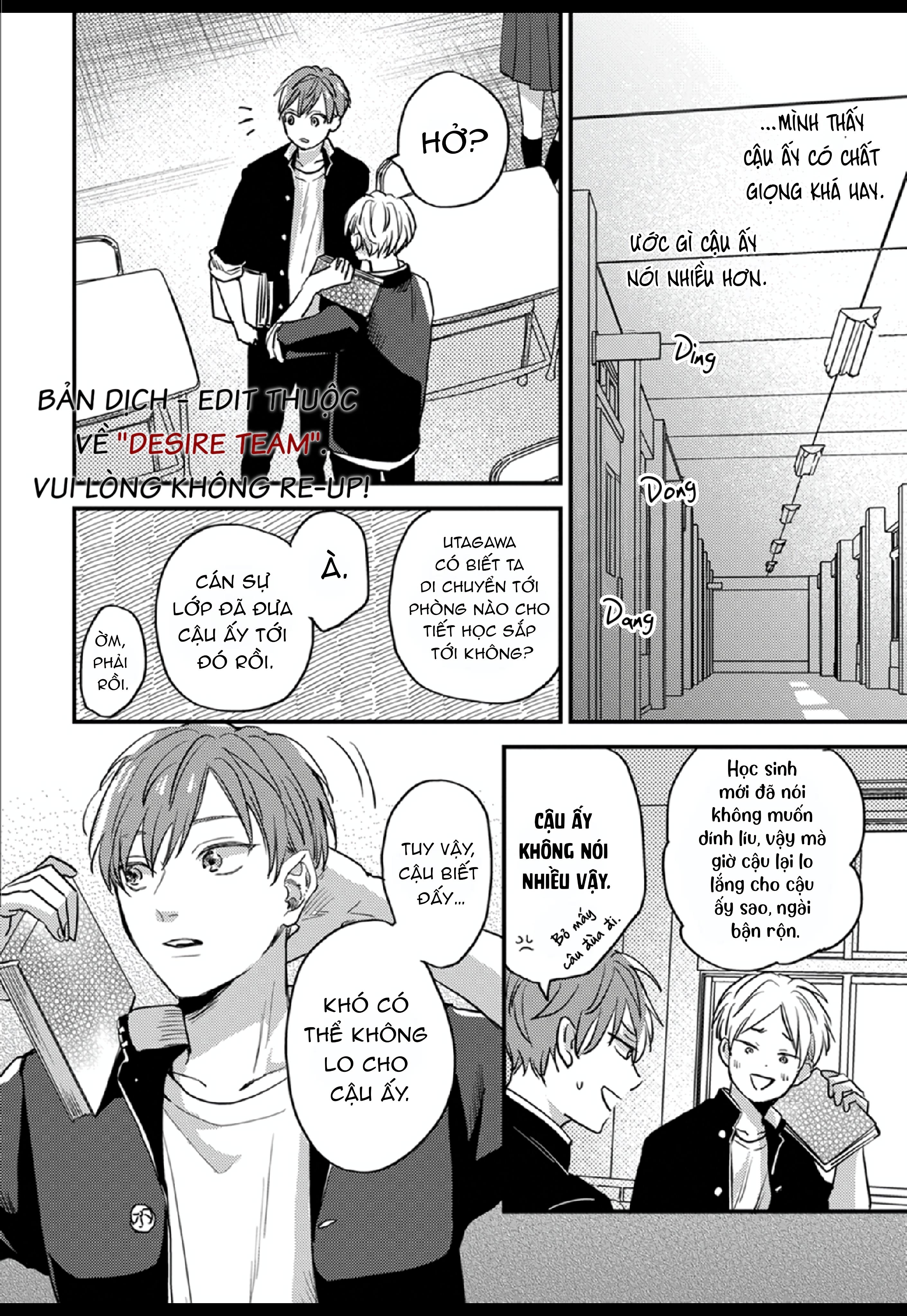 Âm thanh 100dB tràn đầy cảm xúc gửi đến cậu Chapter 1 - Trang 2