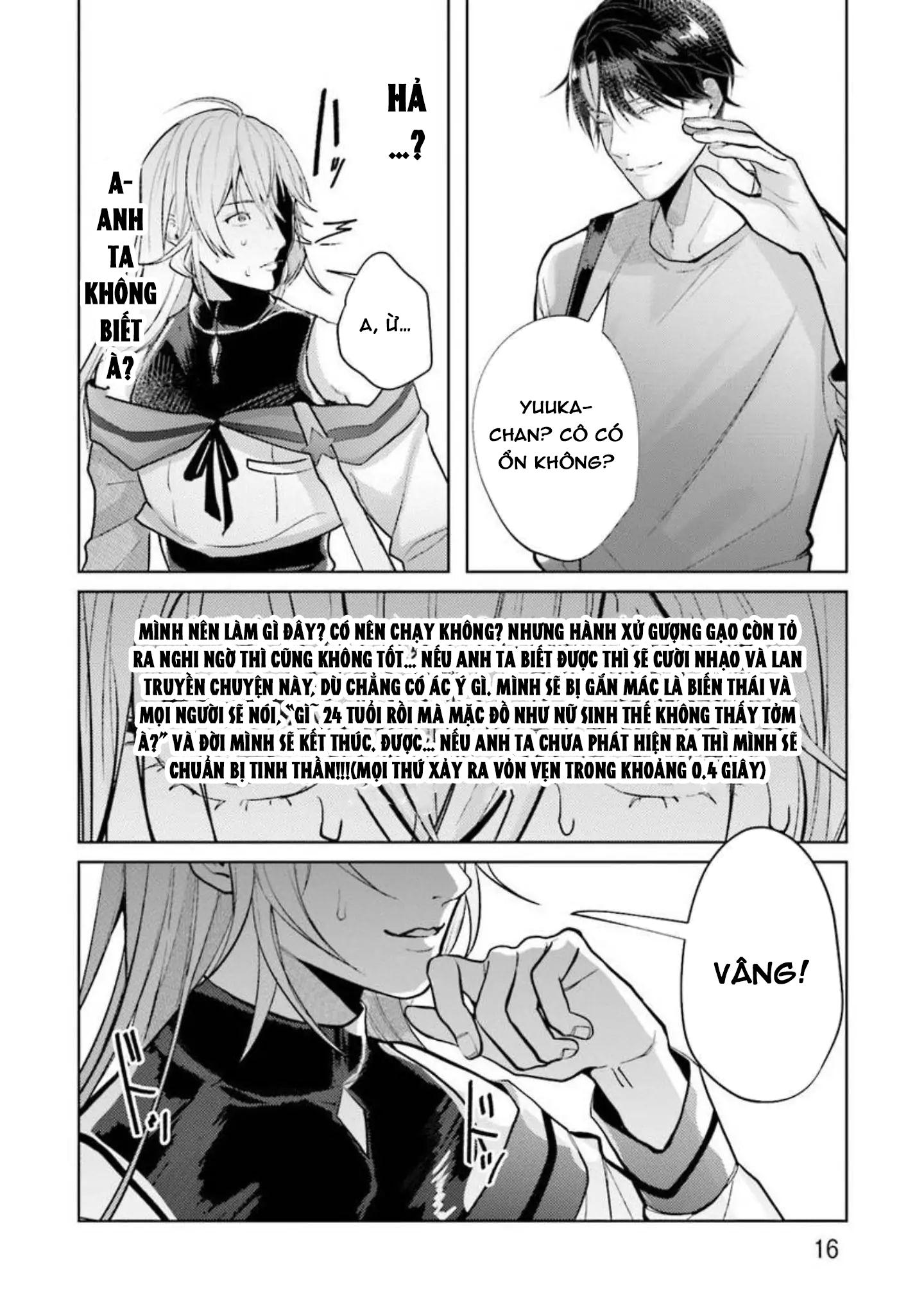 Nếu bị sếp phát hiện ra việc cosplay nữ thì tôi chết chắc Chapter 1 - Trang 3