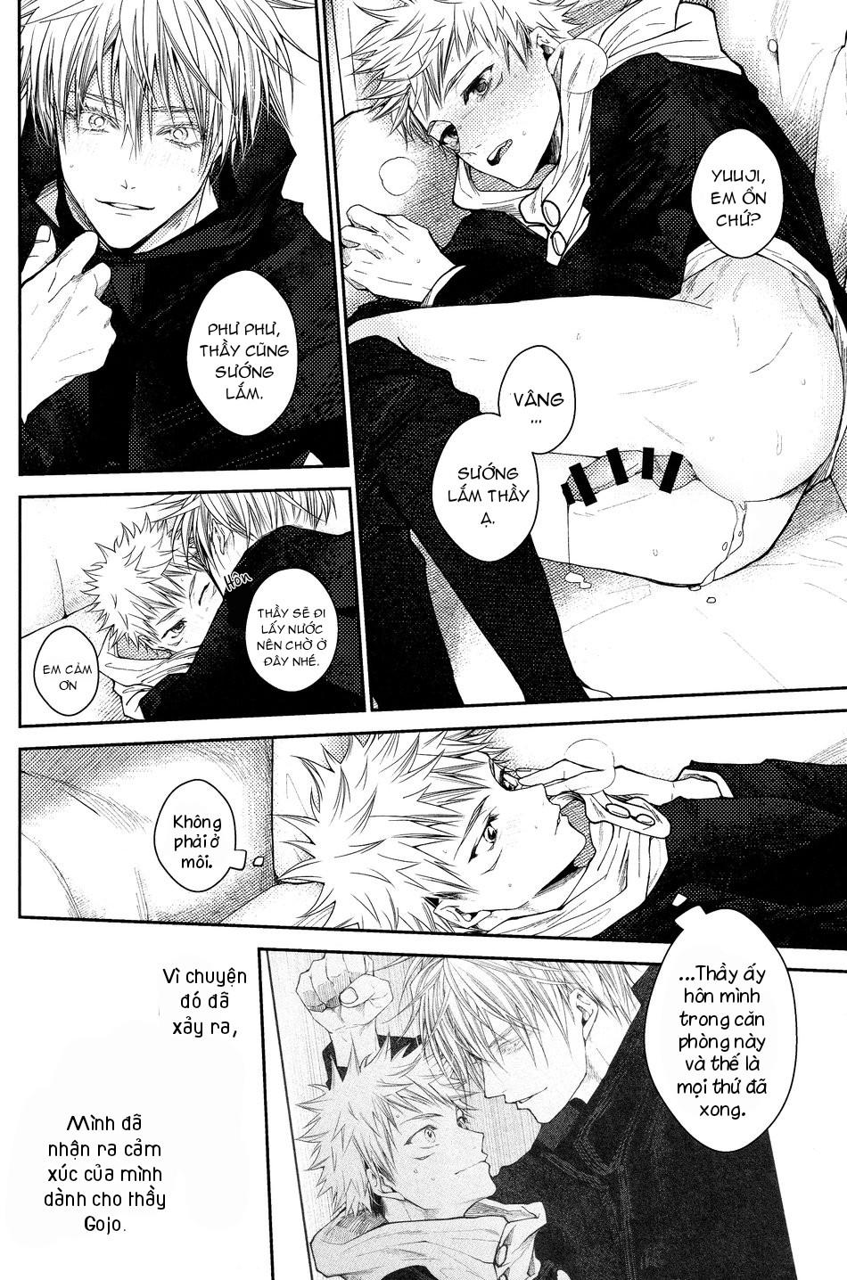 ONESHOT VÀ DOU THEO ĐỀ CỬ Chapter 16.5 GojoYuuji - Trang 2