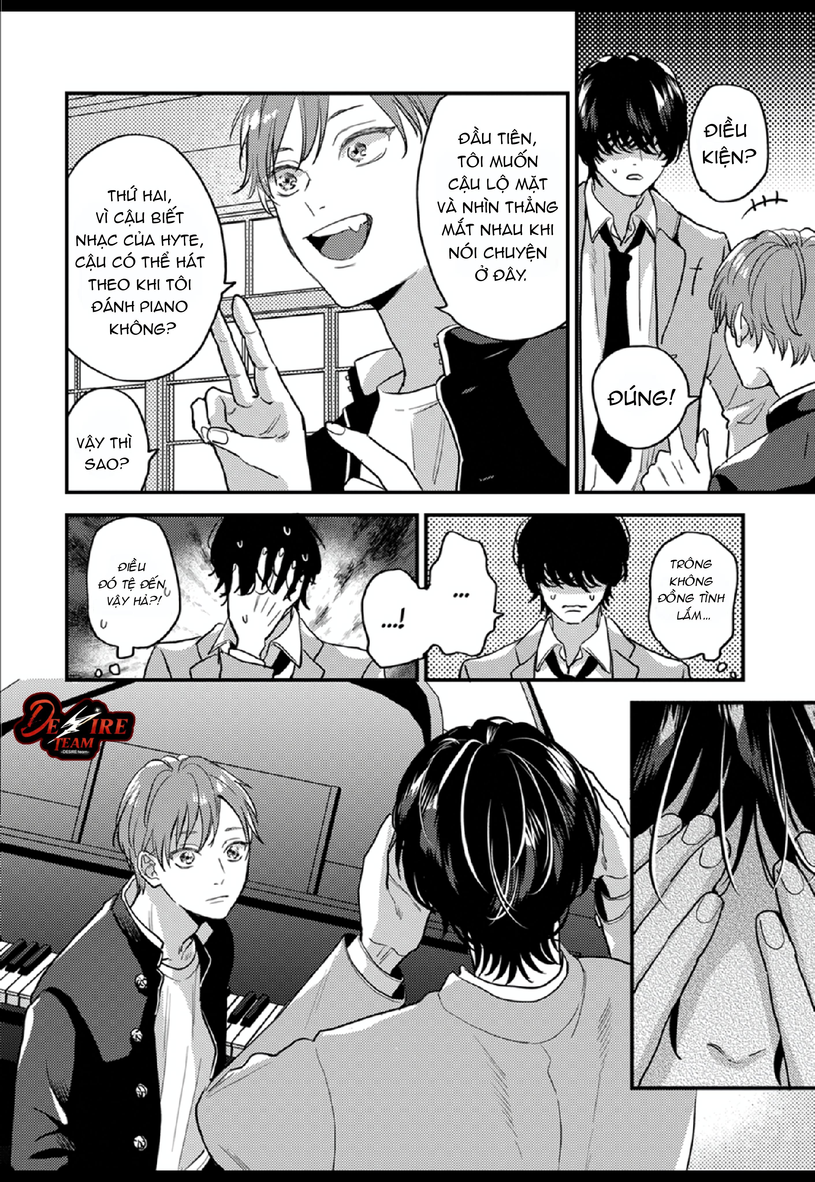 Âm thanh 100dB tràn đầy cảm xúc gửi đến cậu Chapter 1 - Trang 2