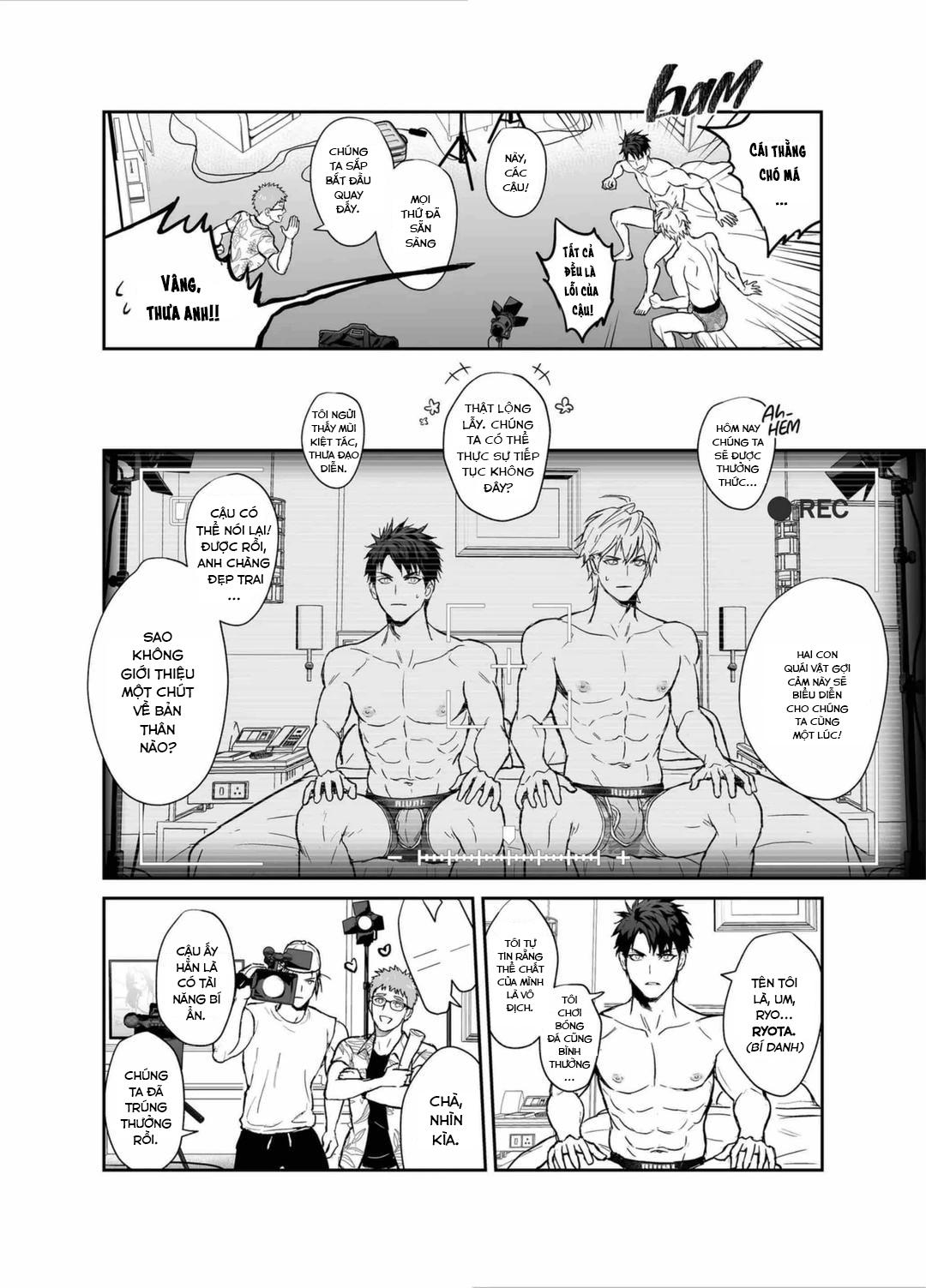 Đóng chung phim p*rn với kẻ thù không đội trời chung của tôi. Chapter 1 Oneshot - Trang 2