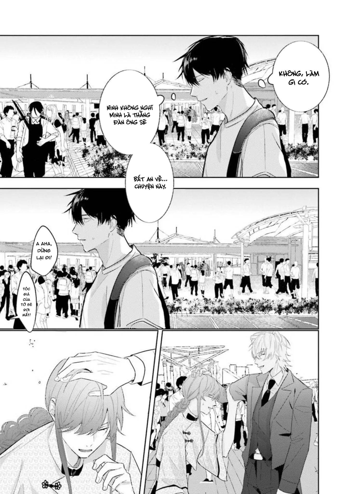 Nếu bị sếp phát hiện ra việc cosplay nữ thì tôi chết chắc Chapter 4 - Trang 2