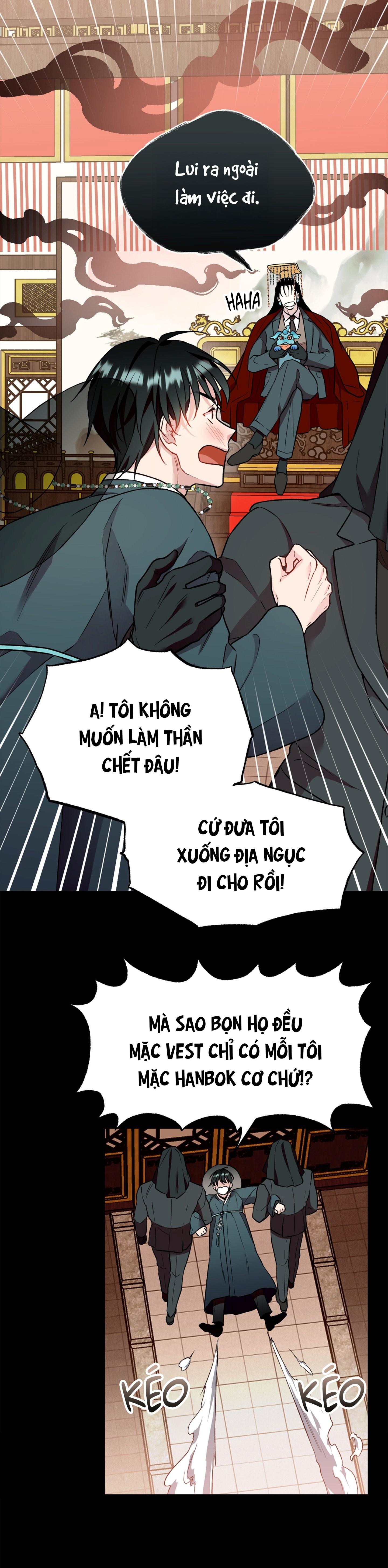 Thần chết muốn trở thành thần tình yêu! Chapter 1 - Trang 2