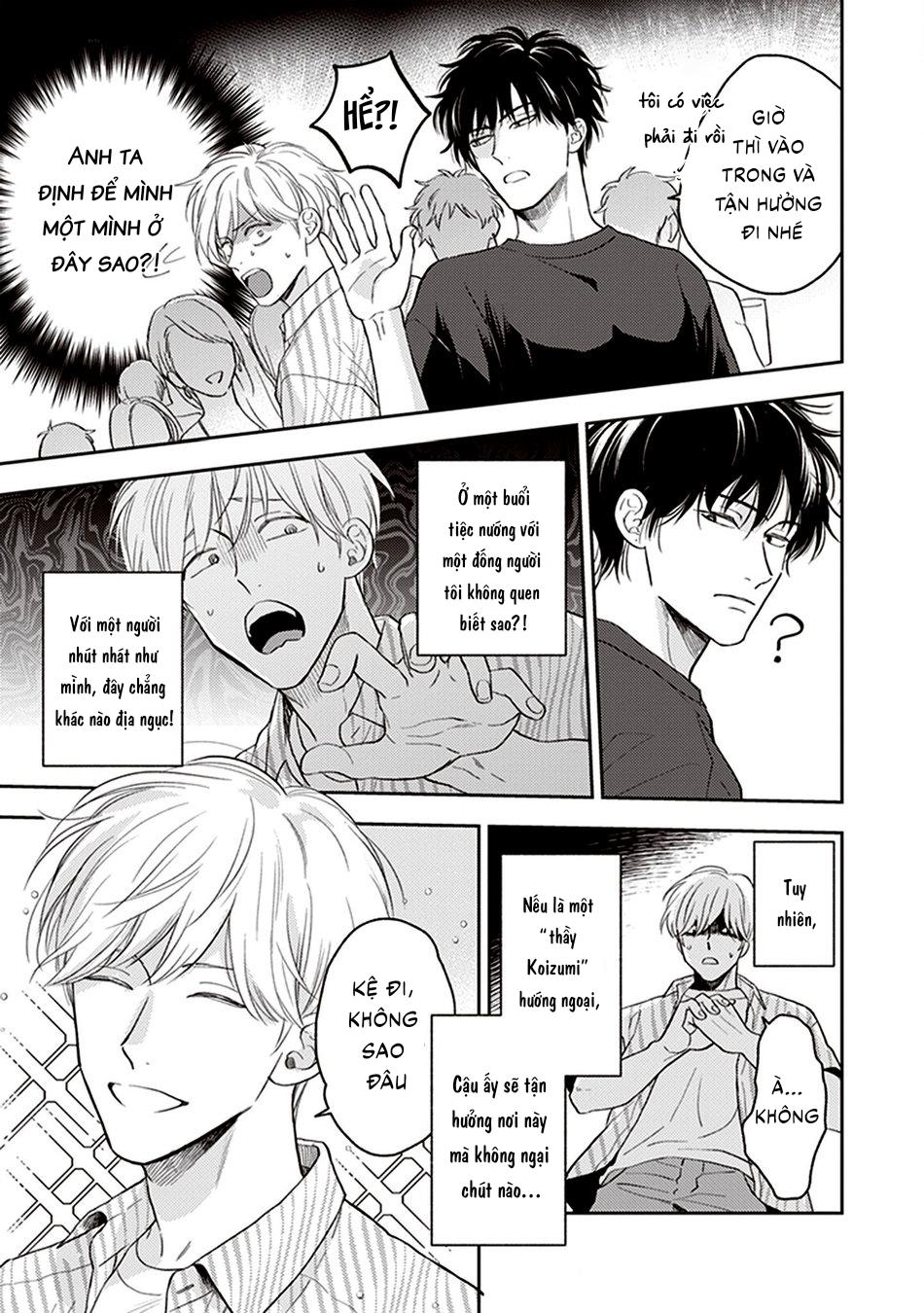 Koizumi-sensei không muốn bị phát hiện Chapter 1 - Trang 2