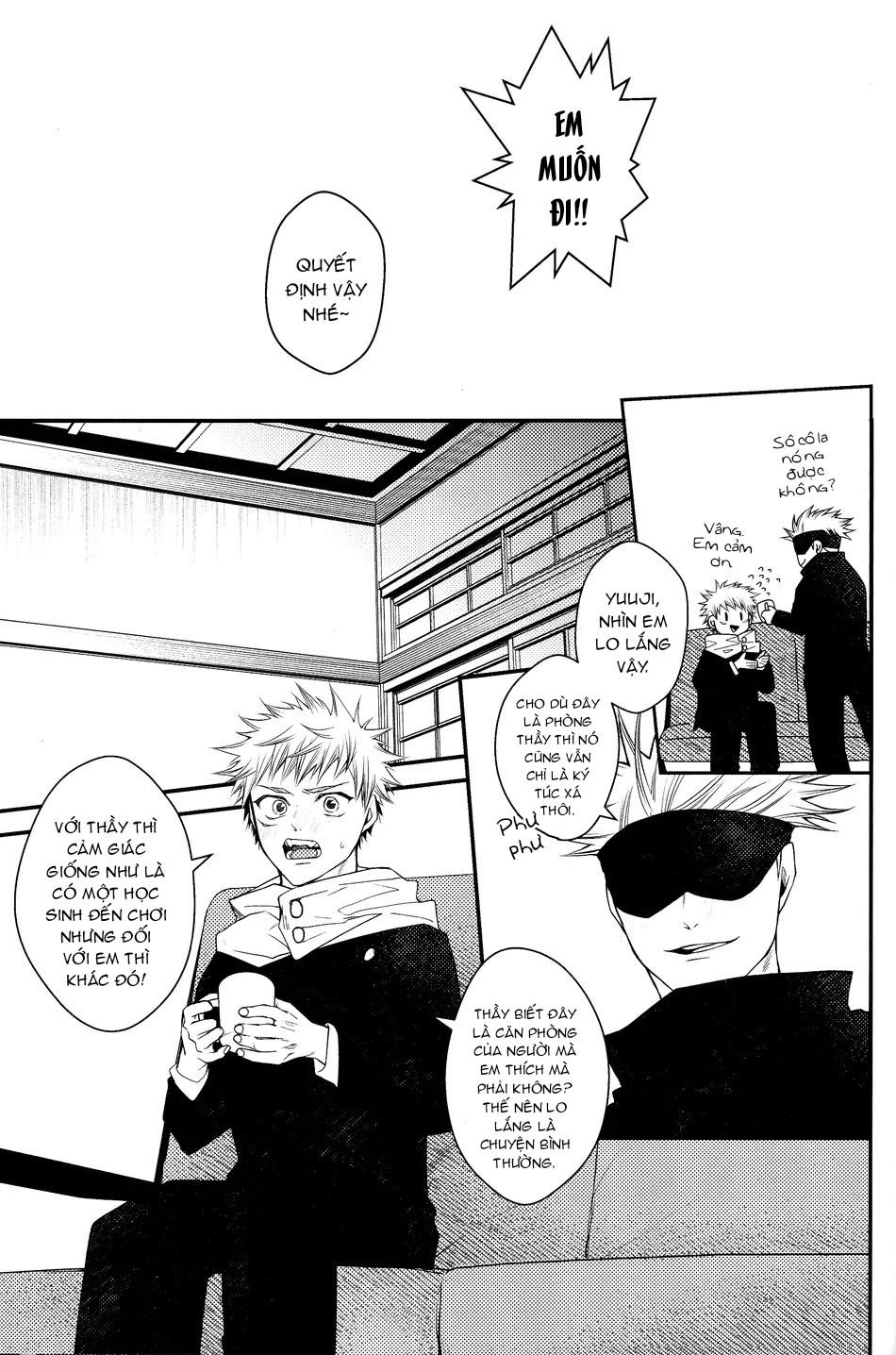 ONESHOT VÀ DOU THEO ĐỀ CỬ Chapter 16.6 GojoYuuji - Trang 2