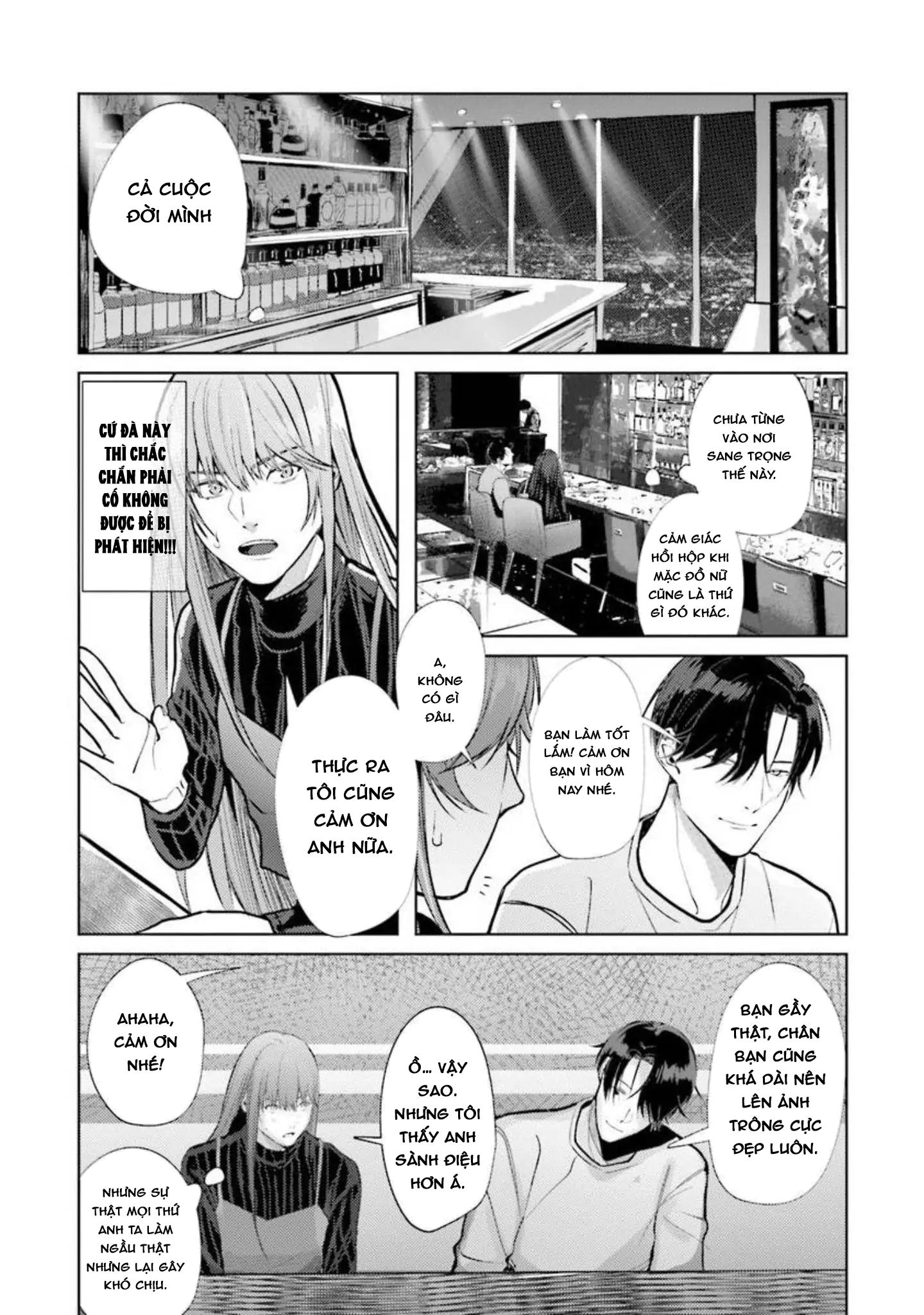 Nếu bị sếp phát hiện ra việc cosplay nữ thì tôi chết chắc Chapter 1 - Trang 3