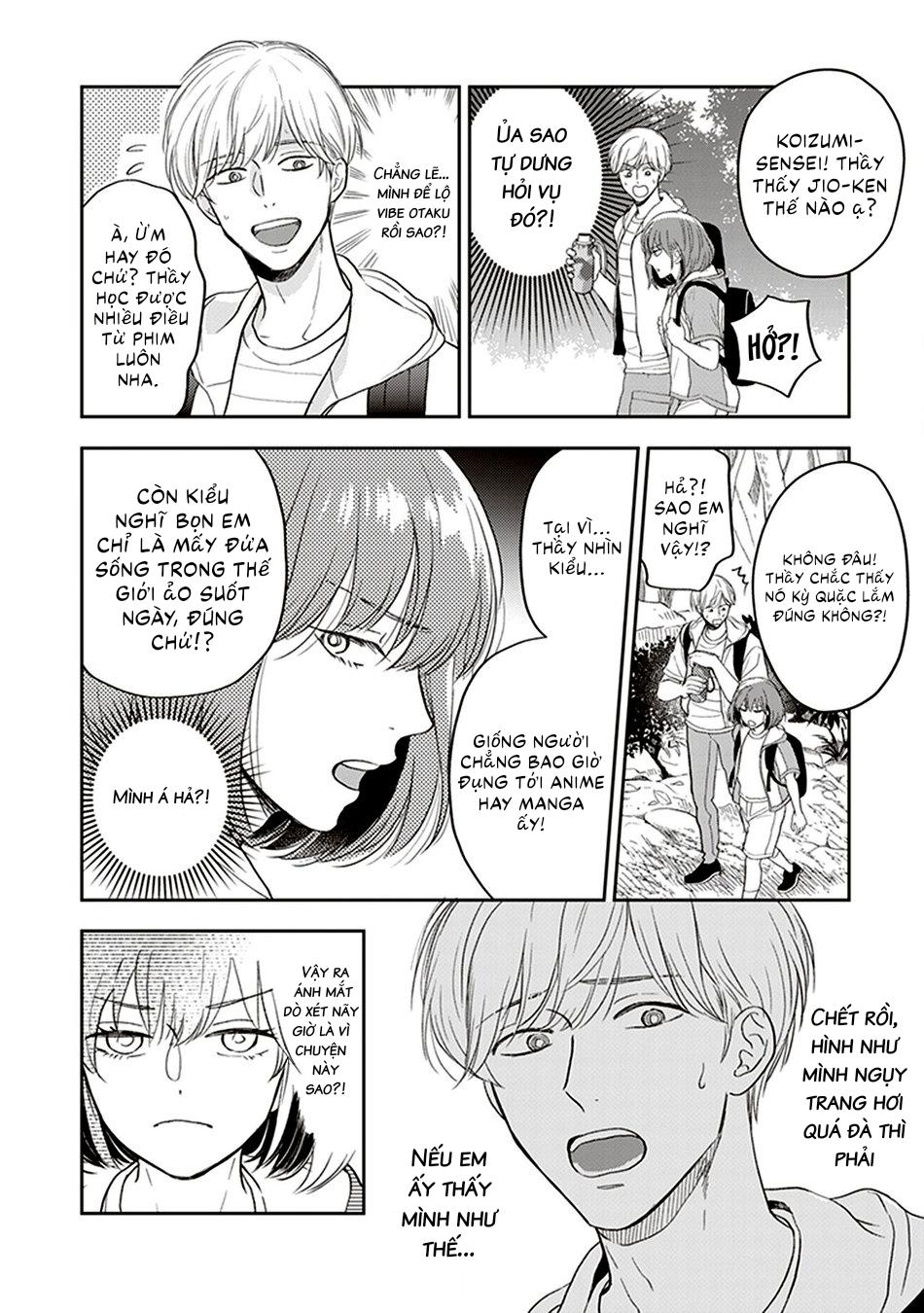 Koizumi-sensei không muốn bị phát hiện Chapter 3 - Trang 2