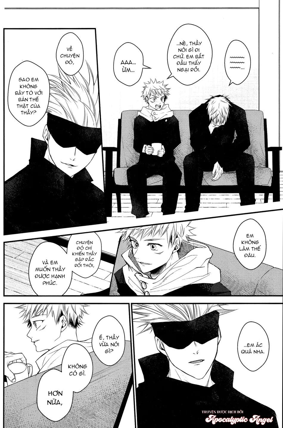 ONESHOT VÀ DOU THEO ĐỀ CỬ Chapter 16.6 GojoYuuji - Trang 2