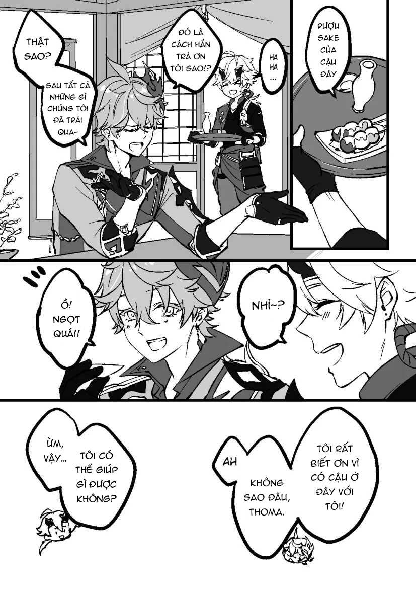 Tổng Hợp Oneshot Genshin Impact Chapter 62.1 Childe x Thoma - Trang 2