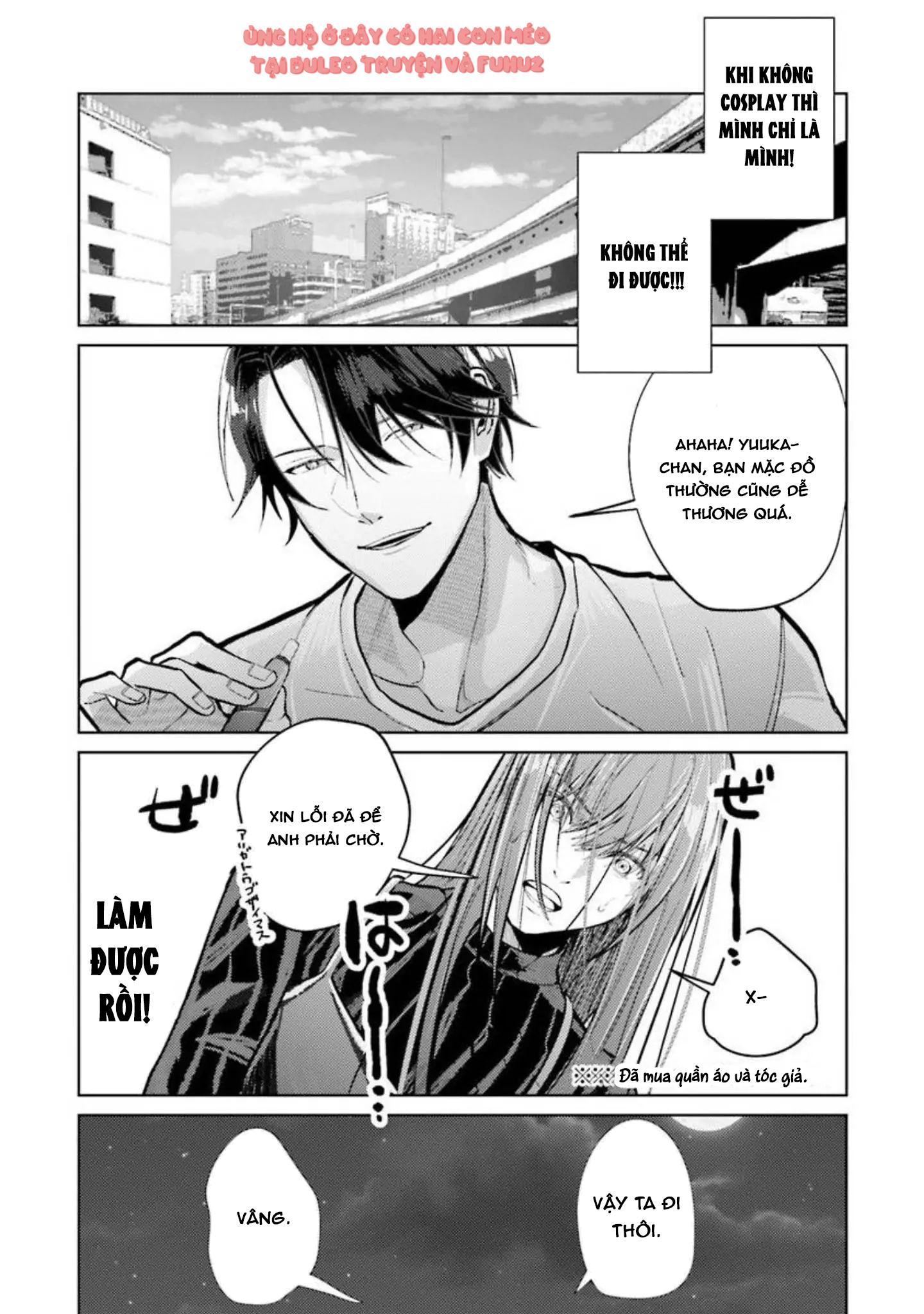 Nếu bị sếp phát hiện ra việc cosplay nữ thì tôi chết chắc Chapter 1 - Trang 3