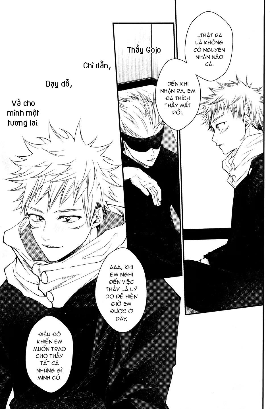 ONESHOT VÀ DOU THEO ĐỀ CỬ Chapter 16.6 GojoYuuji - Trang 2