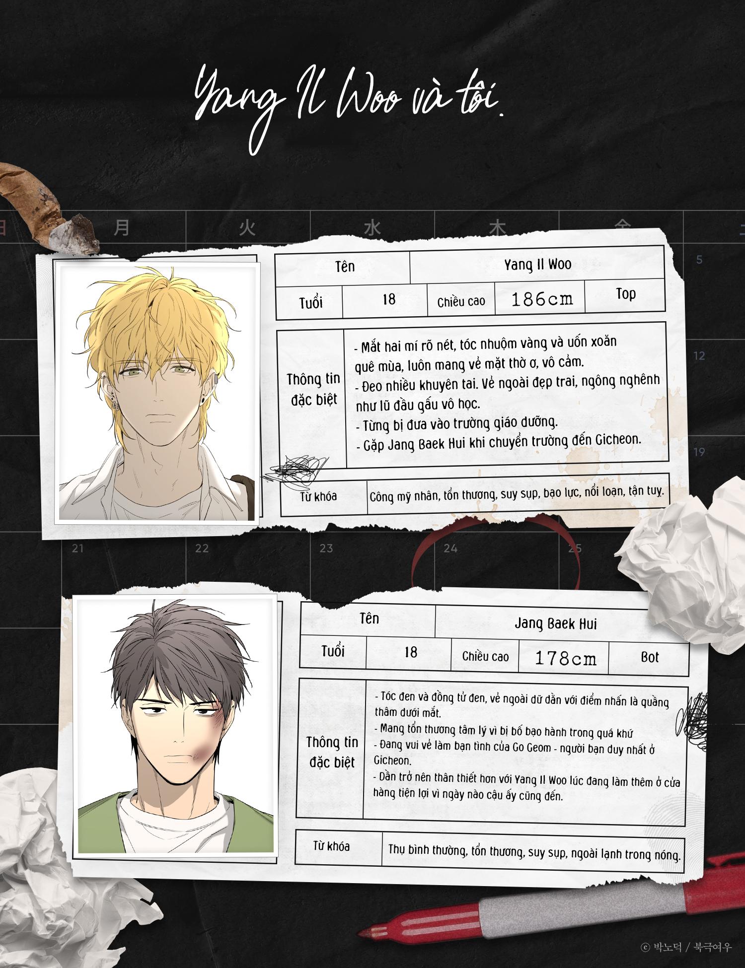 (CBunu) Yang Il Woo Và Tôi Chapter 0 Giới thiệu - Trang 2