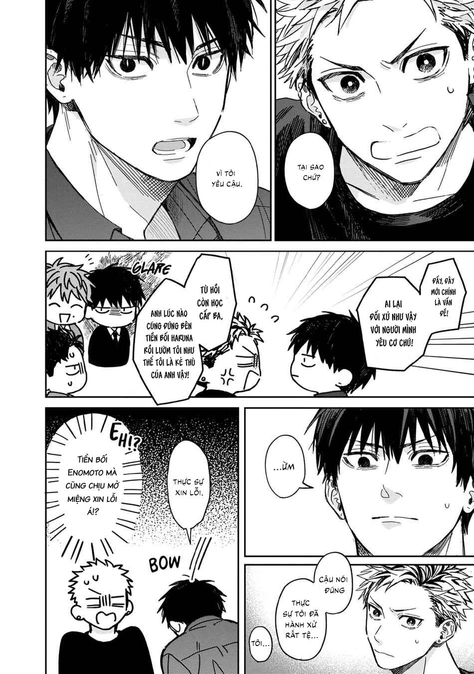 Tiền bối Enomoto không ngây thơ như thiên thần Chapter 3 - Trang 2