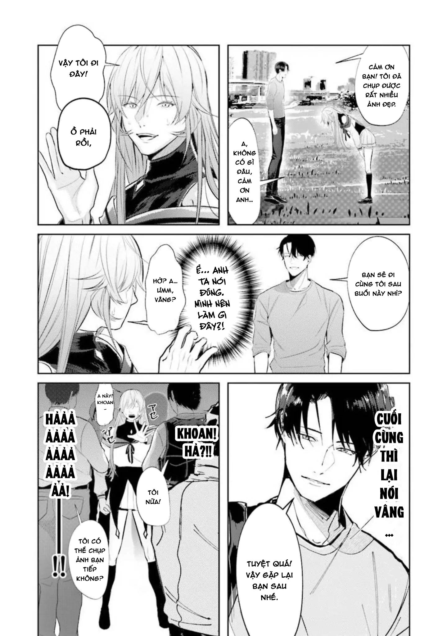 Nếu bị sếp phát hiện ra việc cosplay nữ thì tôi chết chắc Chapter 1 - Trang 3