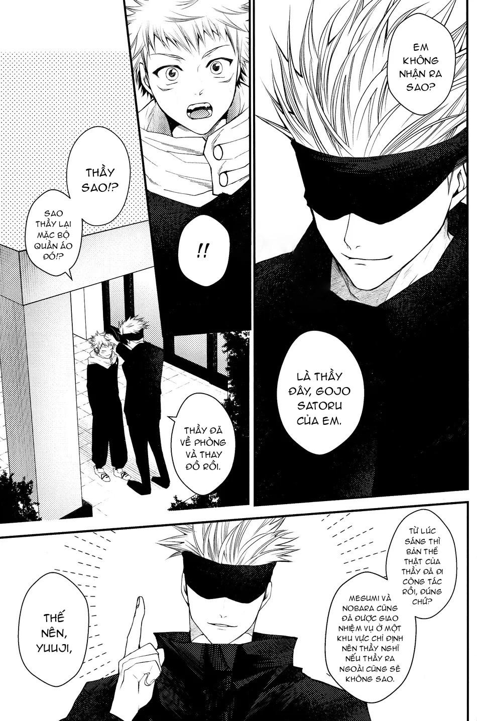ONESHOT VÀ DOU THEO ĐỀ CỬ Chapter 16.6 GojoYuuji - Trang 2