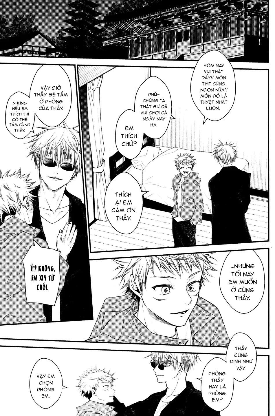 ONESHOT VÀ DOU THEO ĐỀ CỬ Chapter 16.6 GojoYuuji - Trang 2