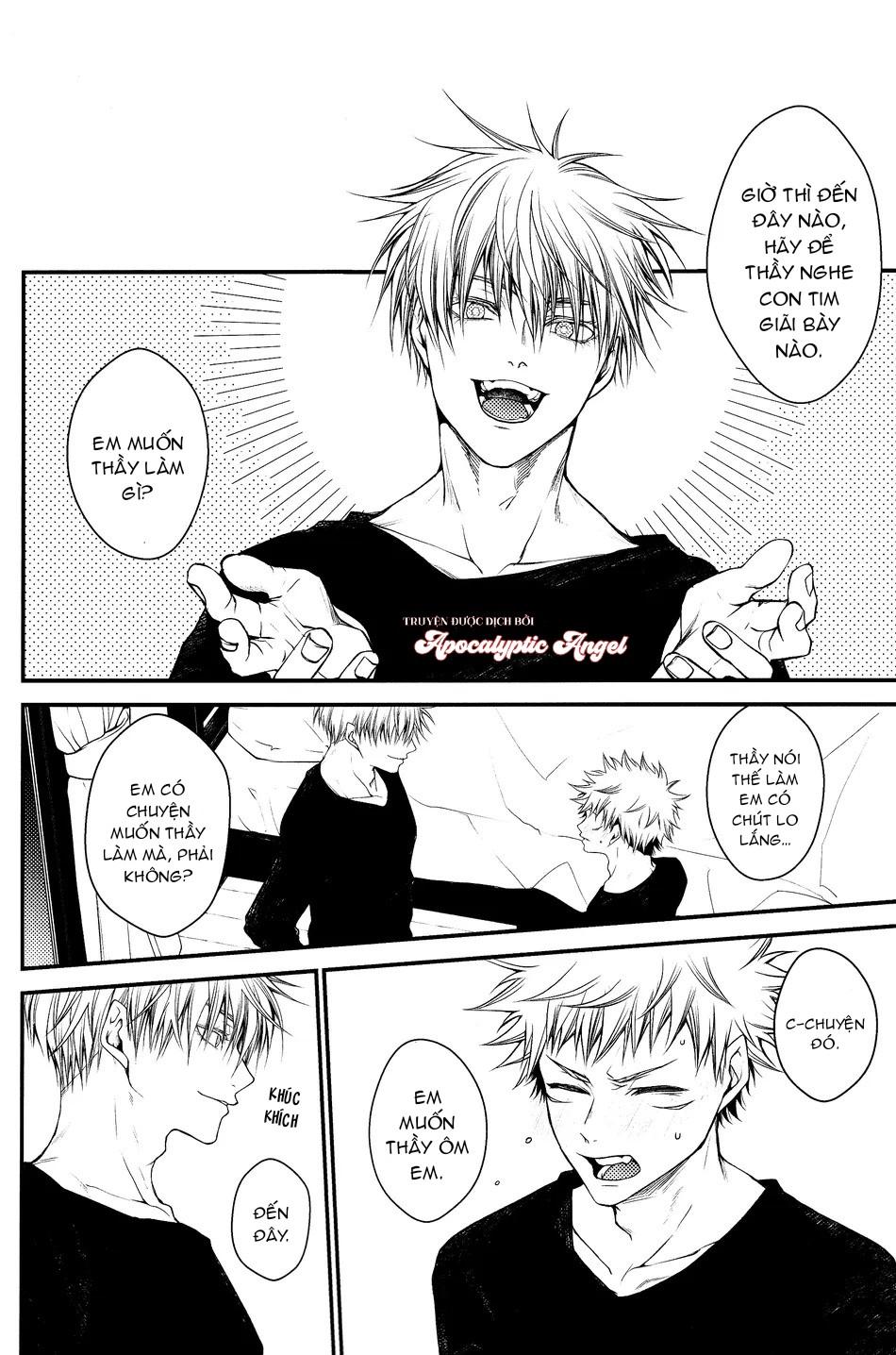 ONESHOT VÀ DOU THEO ĐỀ CỬ Chapter 16.6 GojoYuuji - Trang 2