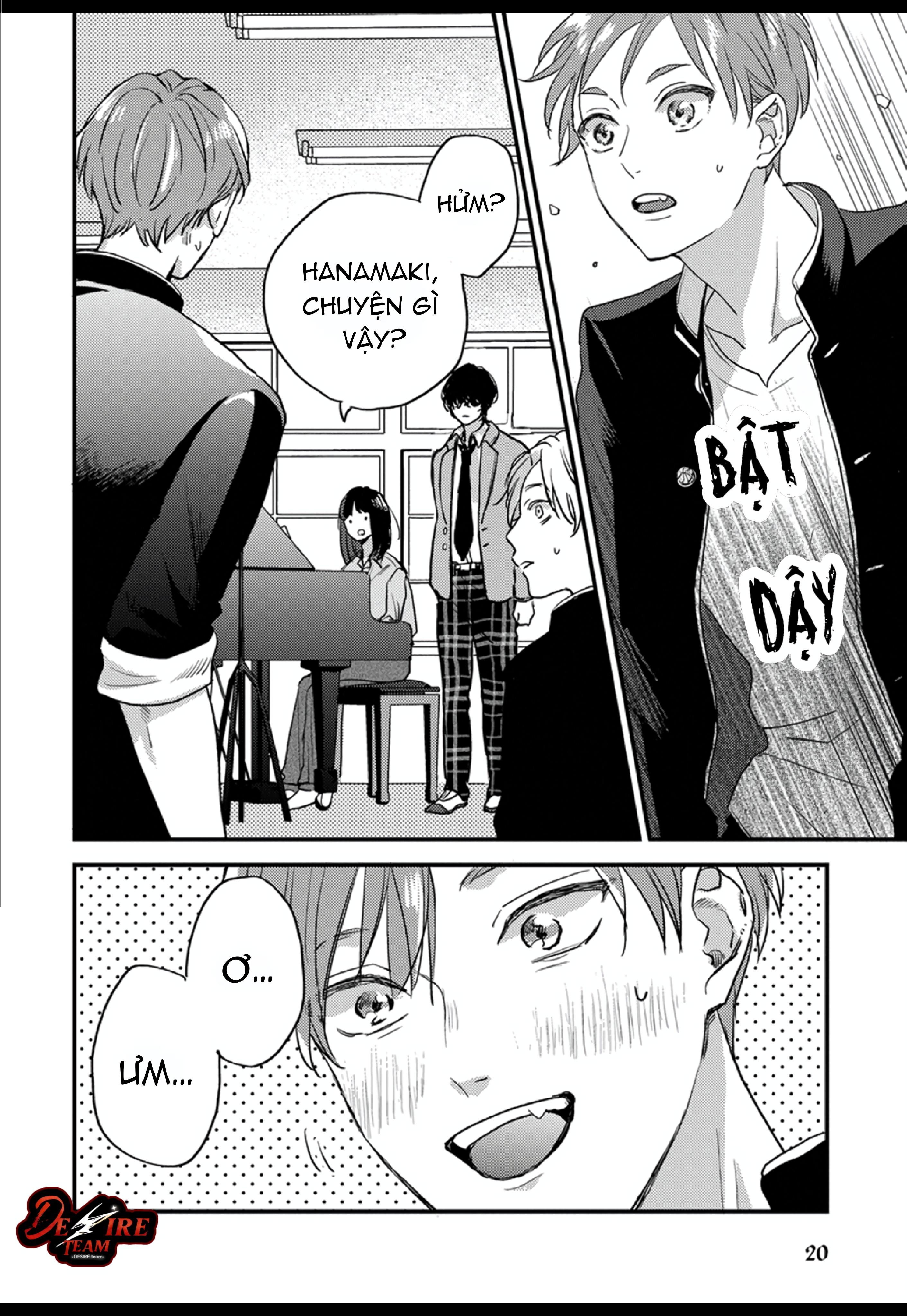 Âm thanh 100dB tràn đầy cảm xúc gửi đến cậu Chapter 1 - Trang 2