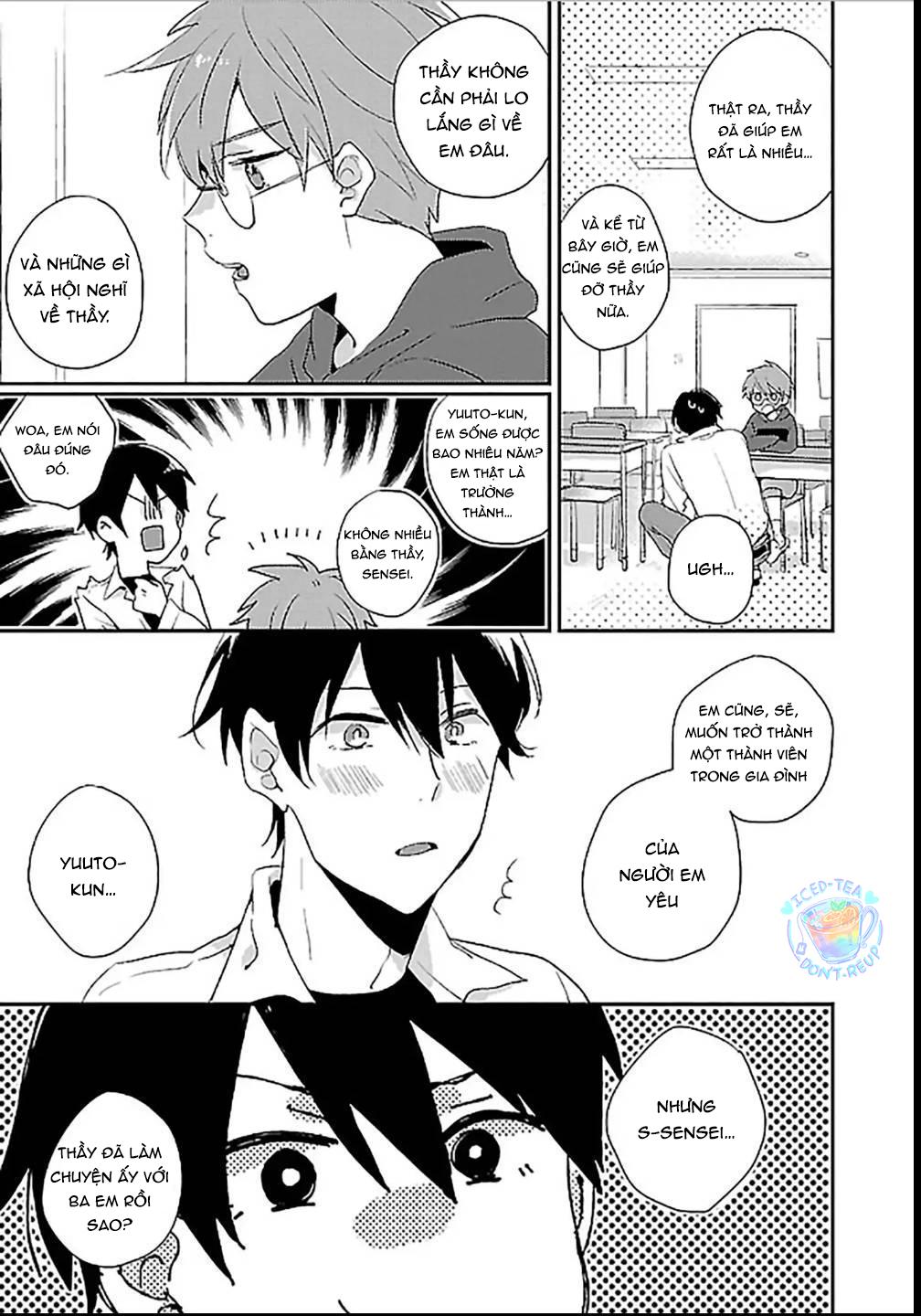 Thầy Giáo Trẻ Thuần Khiết Mong Muốn Được Cha Nuôi Bảnh Bao Ôm Ấp Chapter 4 - Trang 2