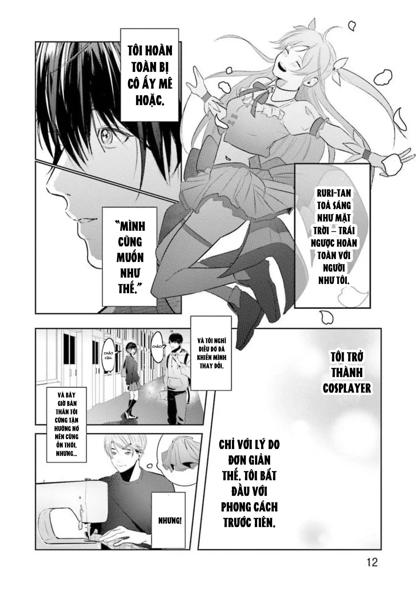 Nếu bị sếp phát hiện ra việc cosplay nữ thì tôi chết chắc Chapter 1 - Trang 3