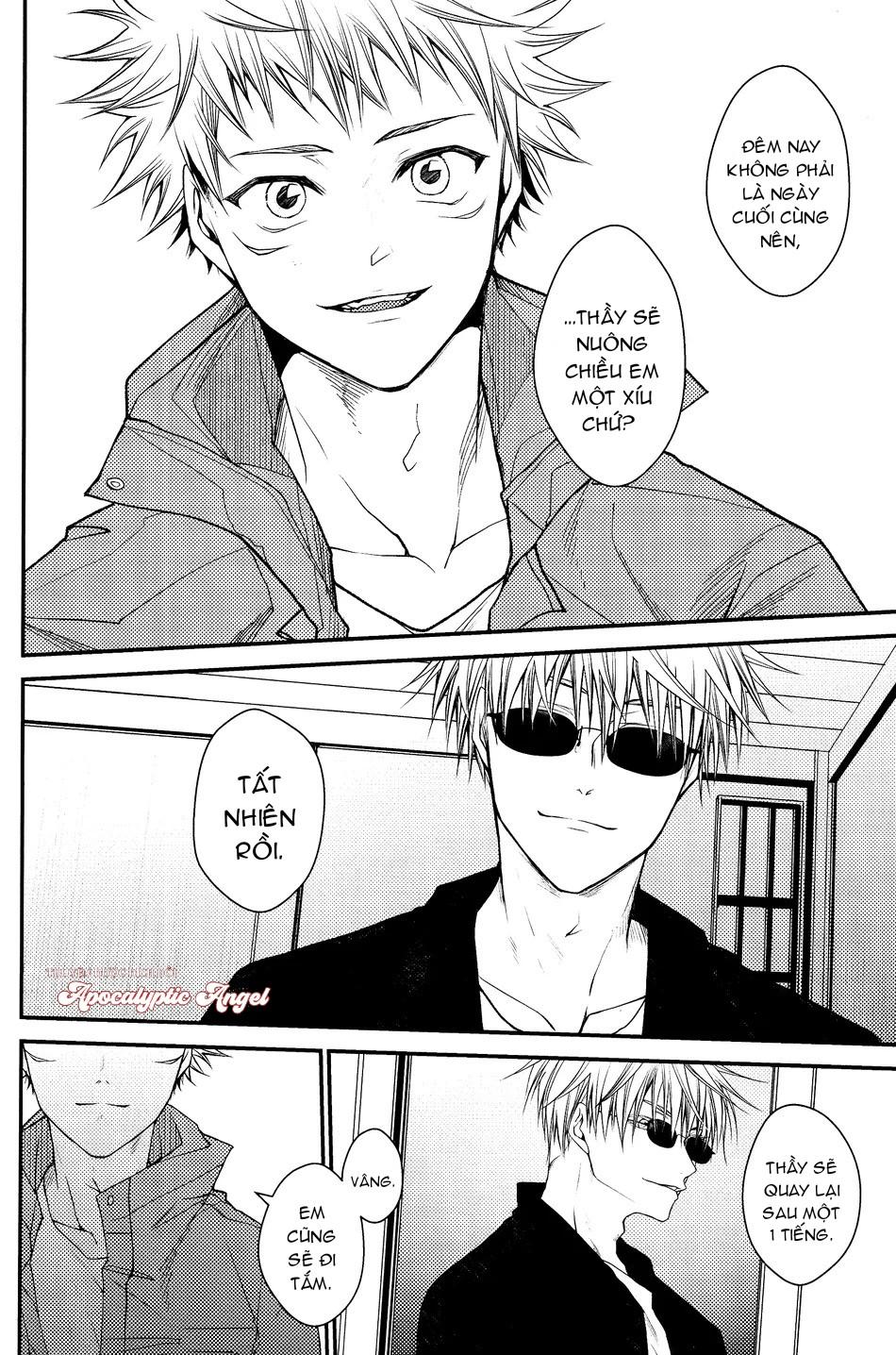 ONESHOT VÀ DOU THEO ĐỀ CỬ Chapter 16.6 GojoYuuji - Trang 2