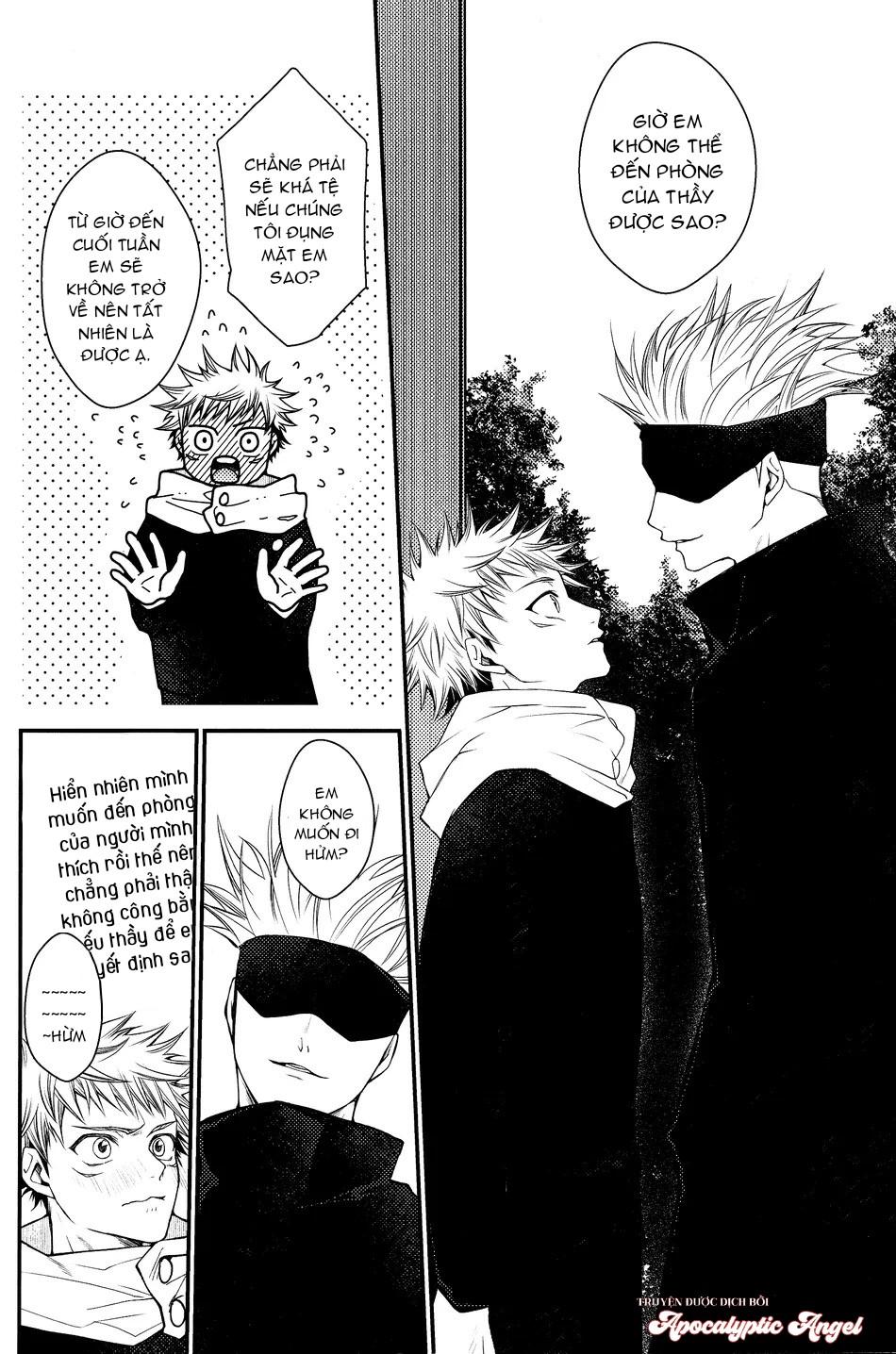 ONESHOT VÀ DOU THEO ĐỀ CỬ Chapter 16.6 GojoYuuji - Trang 2